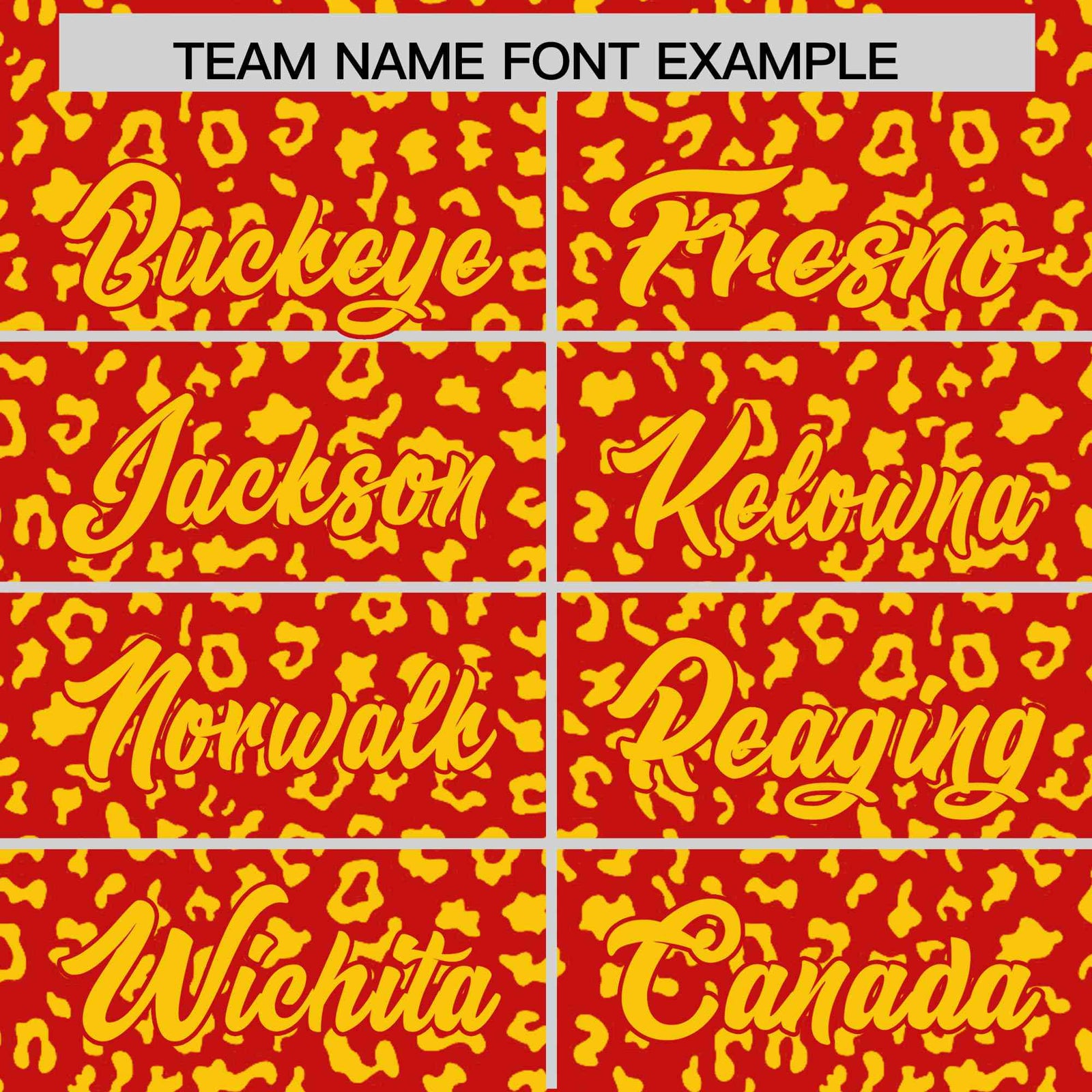 Custom Red Gold Varsity Full-Zip Letterman Leopard Print Hoodie Jacket