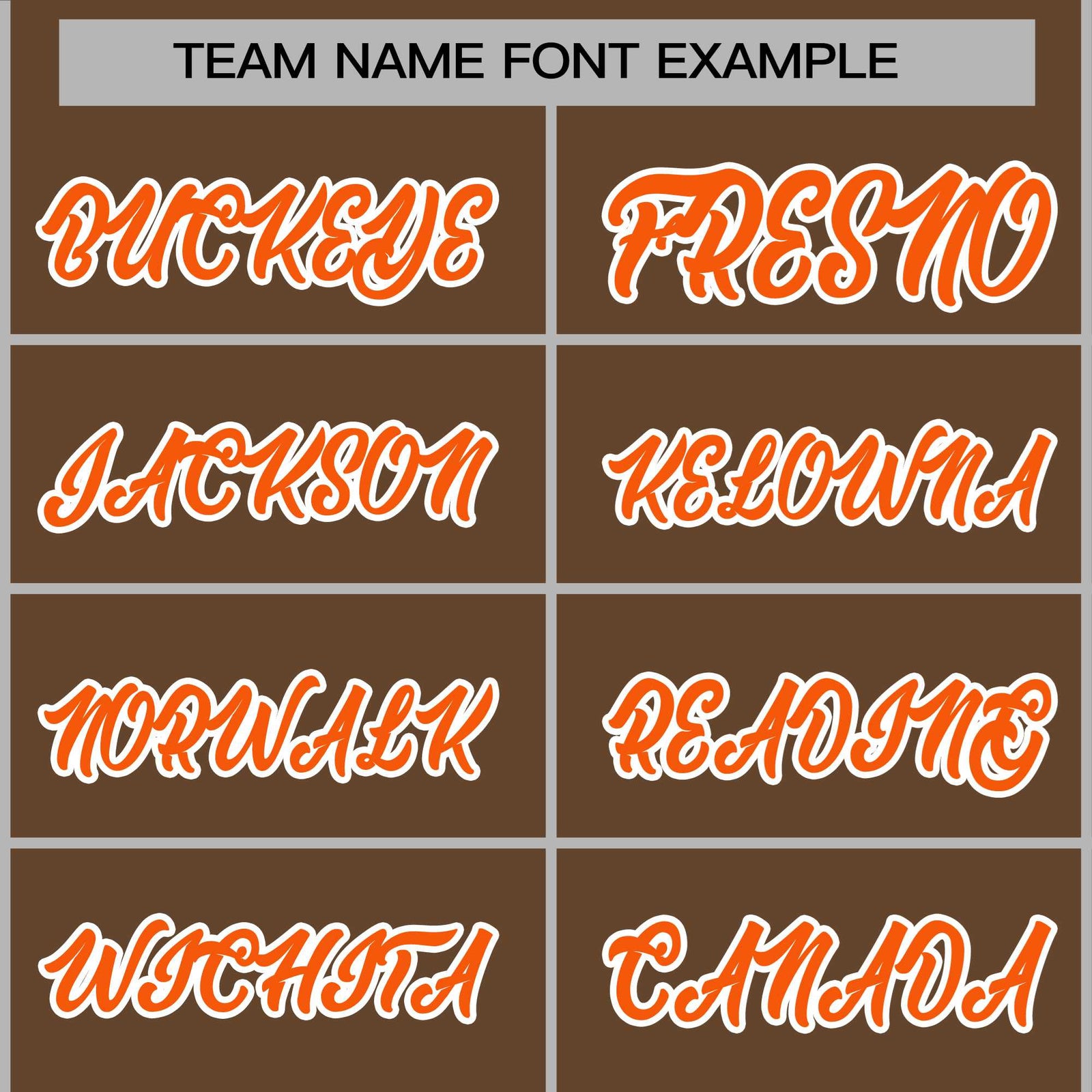 Custom Brown Orange White Bomber Full-Snap Varsity Letterman Jacket