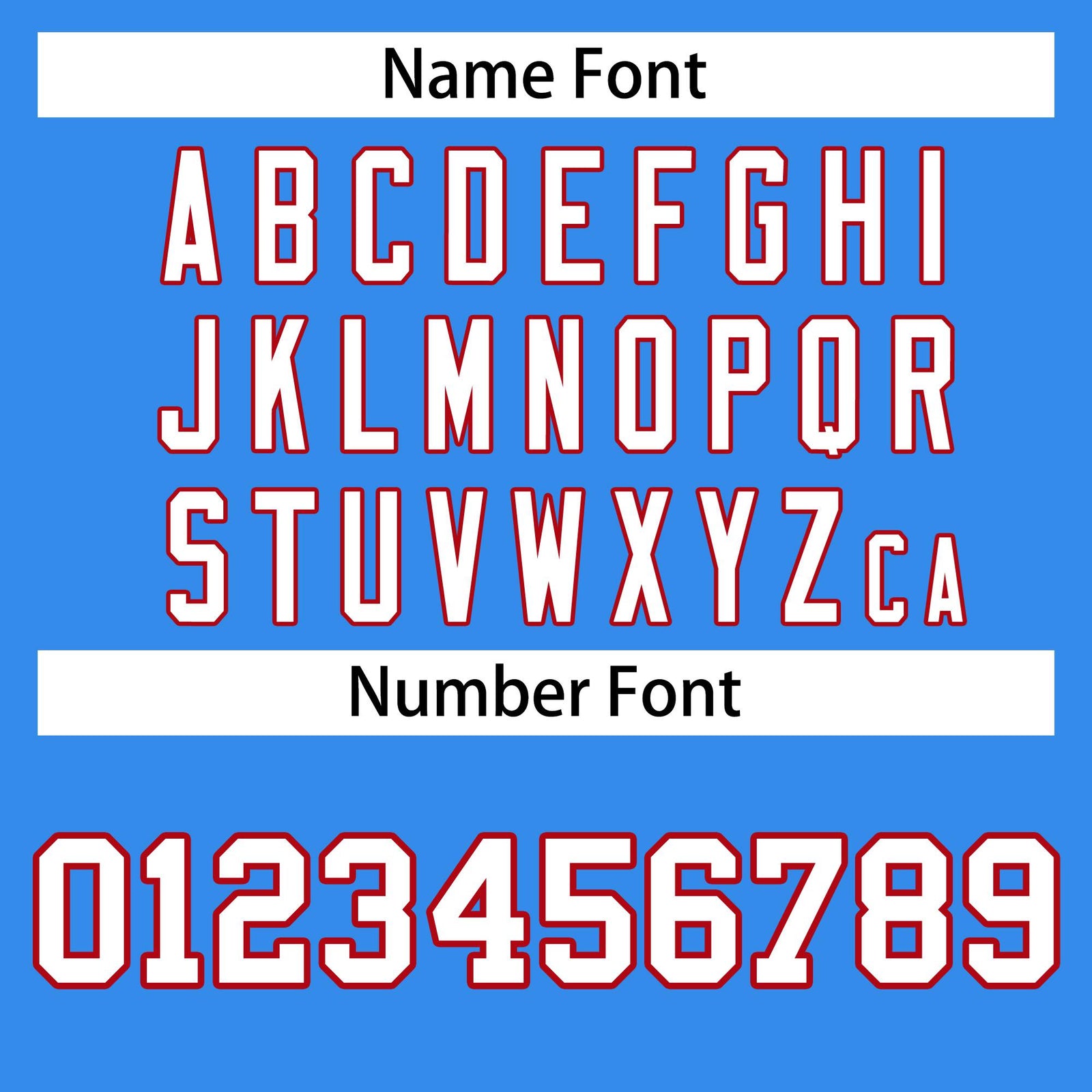 Custom Powder Blue- White-Red Bomber Full-Snap Varsity Letterman Jacket