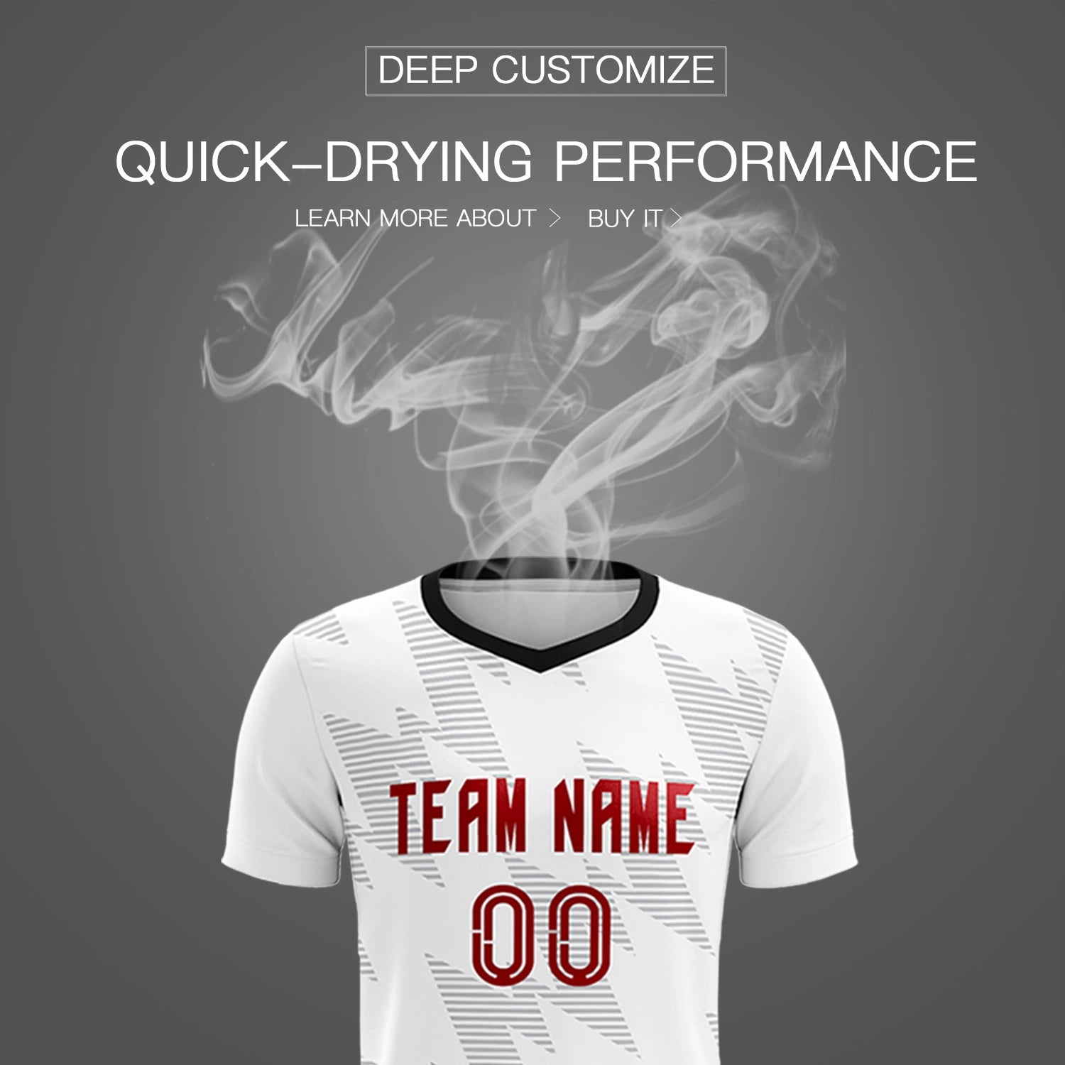 Custom White Gray Quick Dry Training Uniform Soccer Sets Jersey