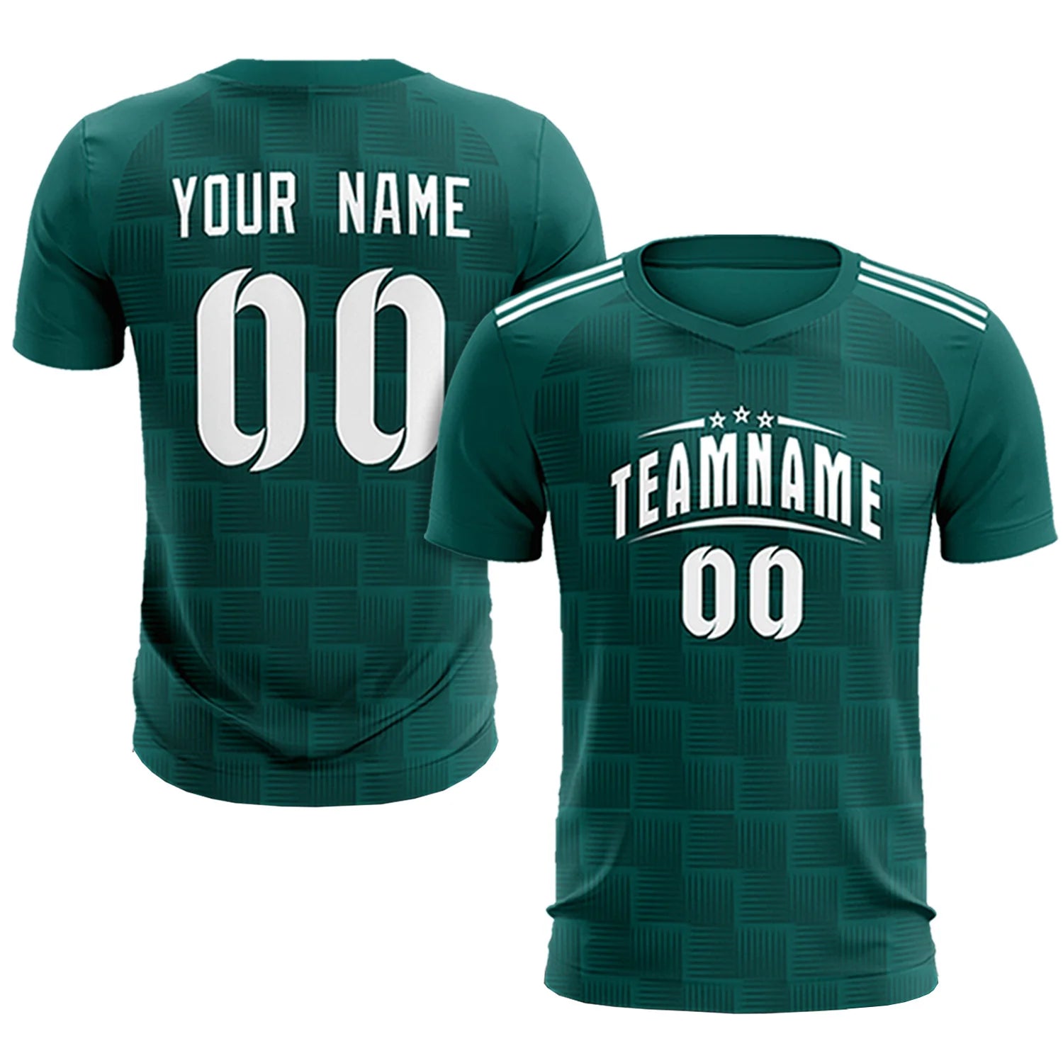Custom Midnight Green Black Casual Outdoor Soccer Sets Jersey