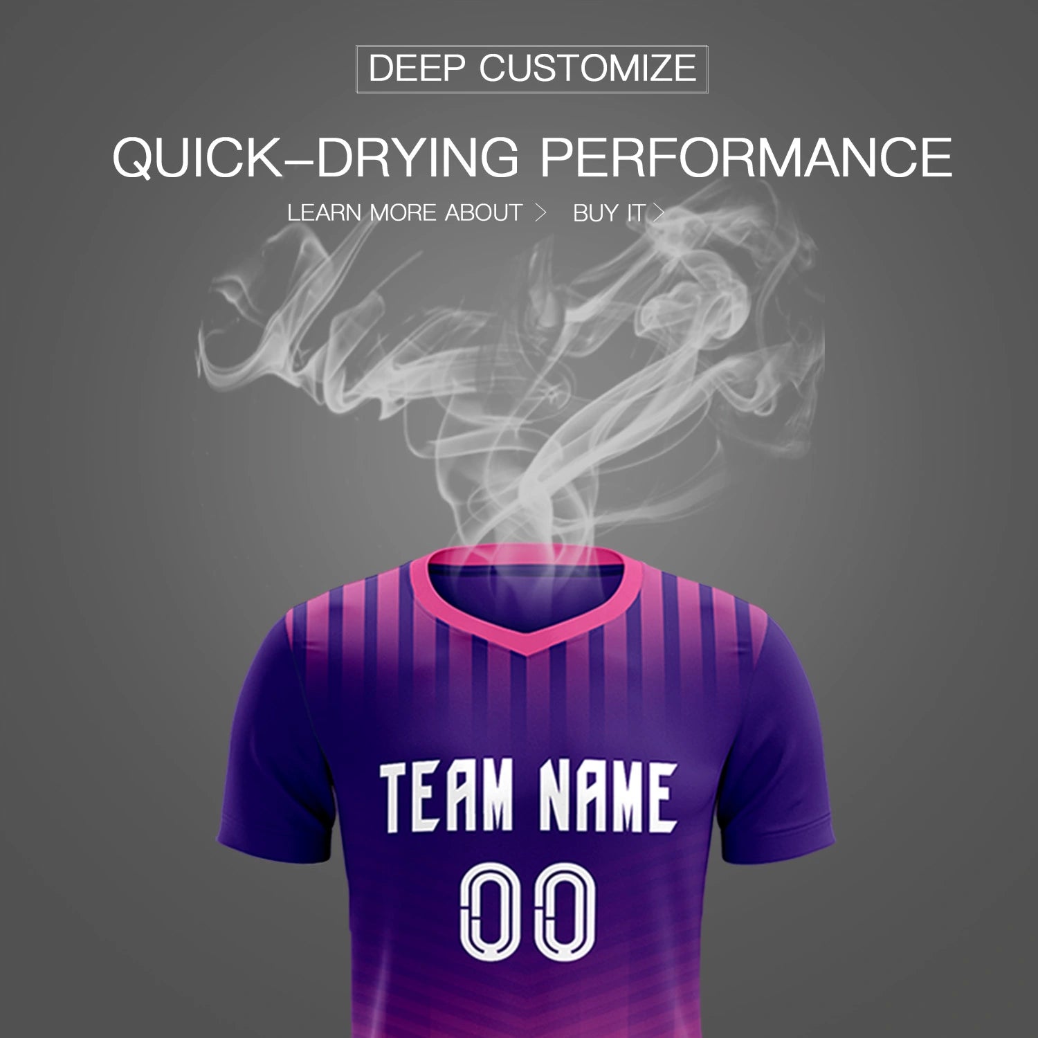Custom Purple Pink Soft Training Uniform Soccer Sets Jersey