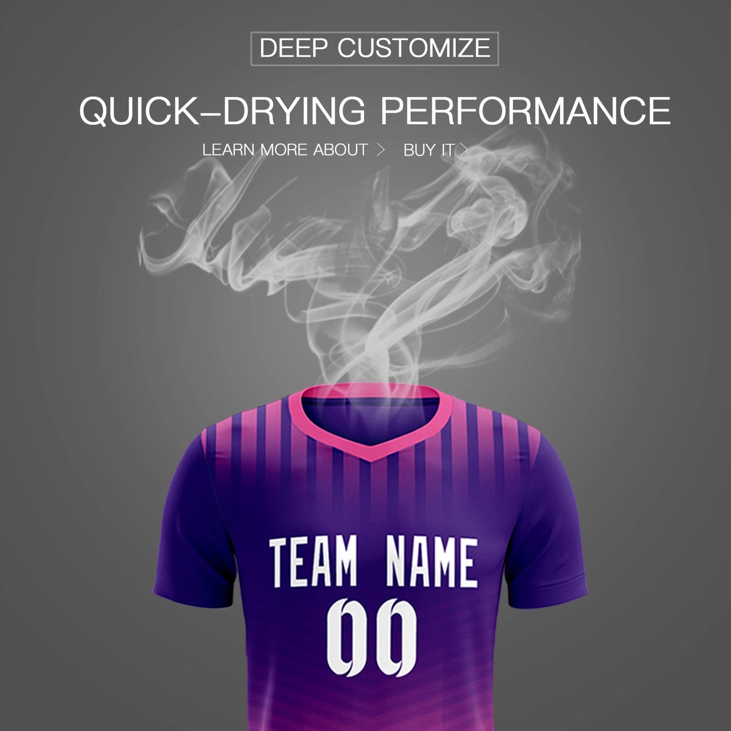 Custom Purple Pink Soft Training Uniform Soccer Sets Jersey