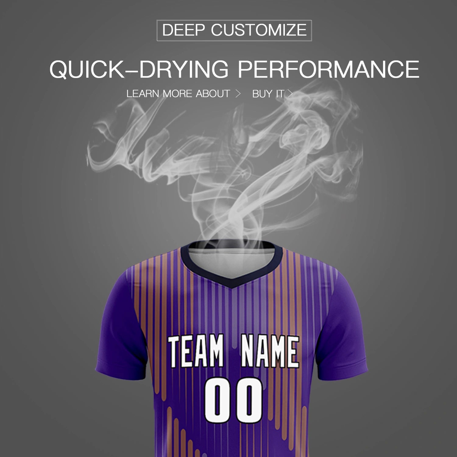 Custom Purple Navy Soft Training Uniform Soccer Sets Jersey