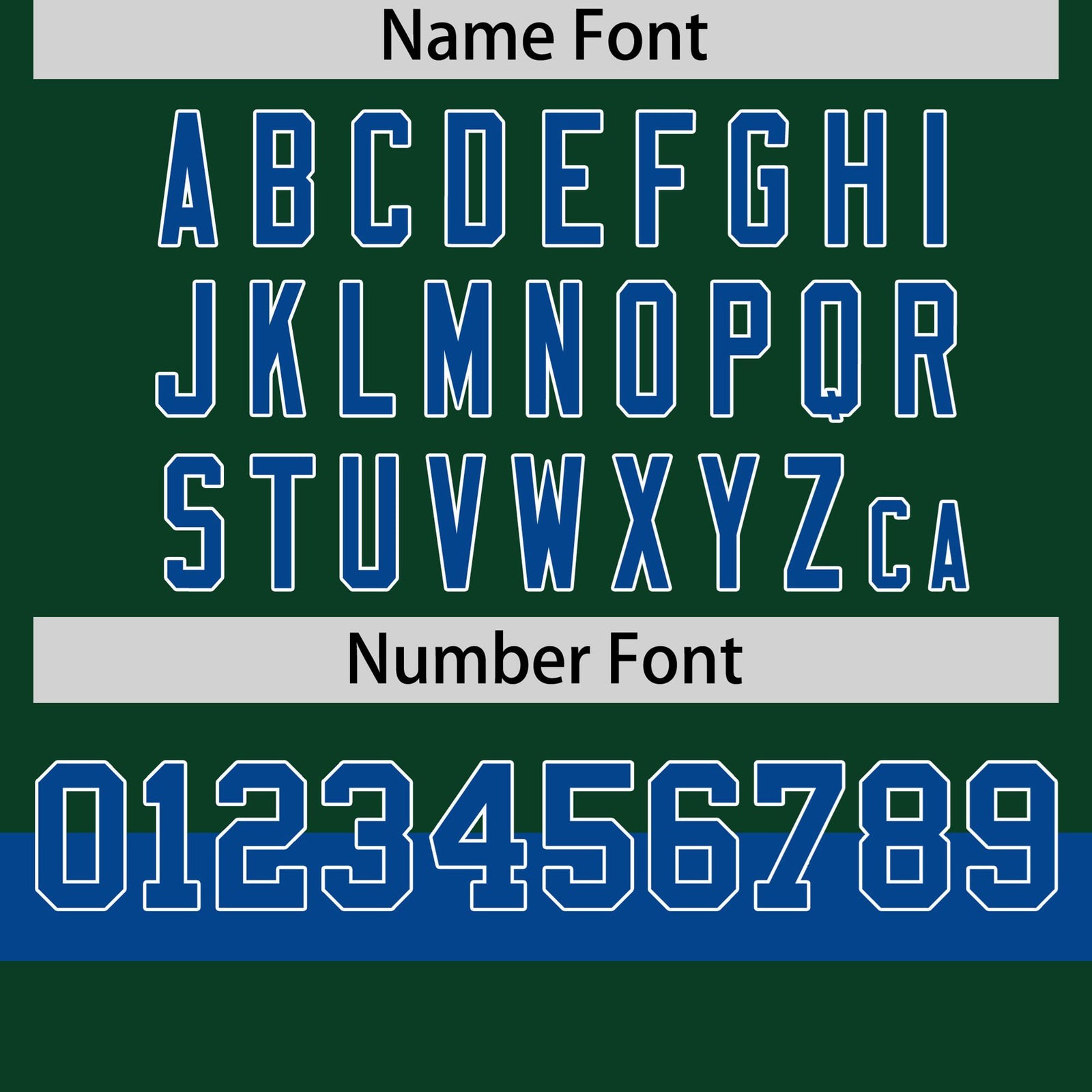 Custom Green Royal Blue-White Color Block Design Performance T-Shirt