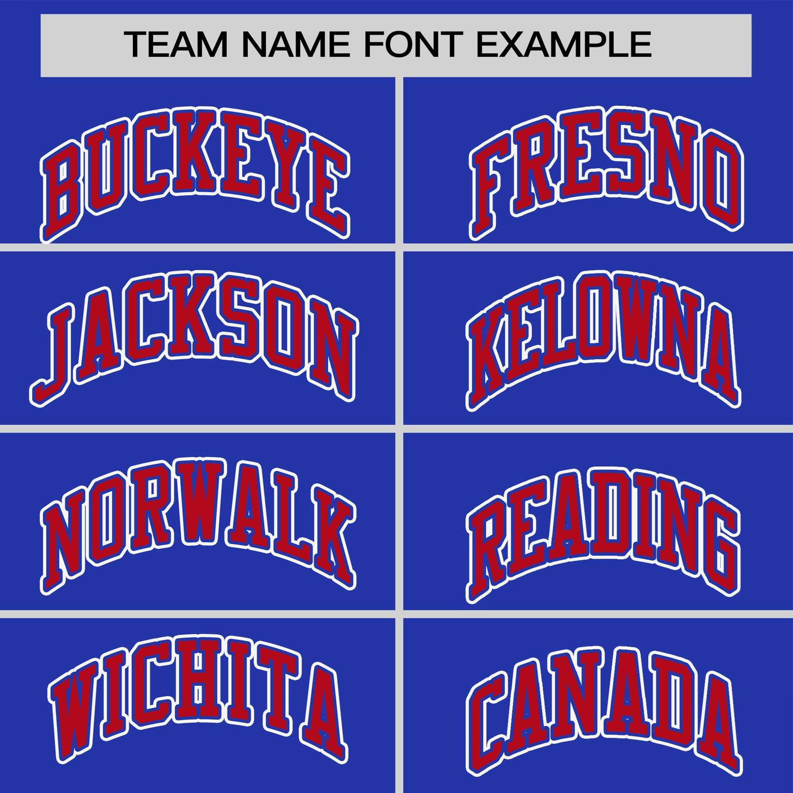 Custom Royal Blue Red White Crew Neck Personalized Raglan Sleeve Performance T-shirt