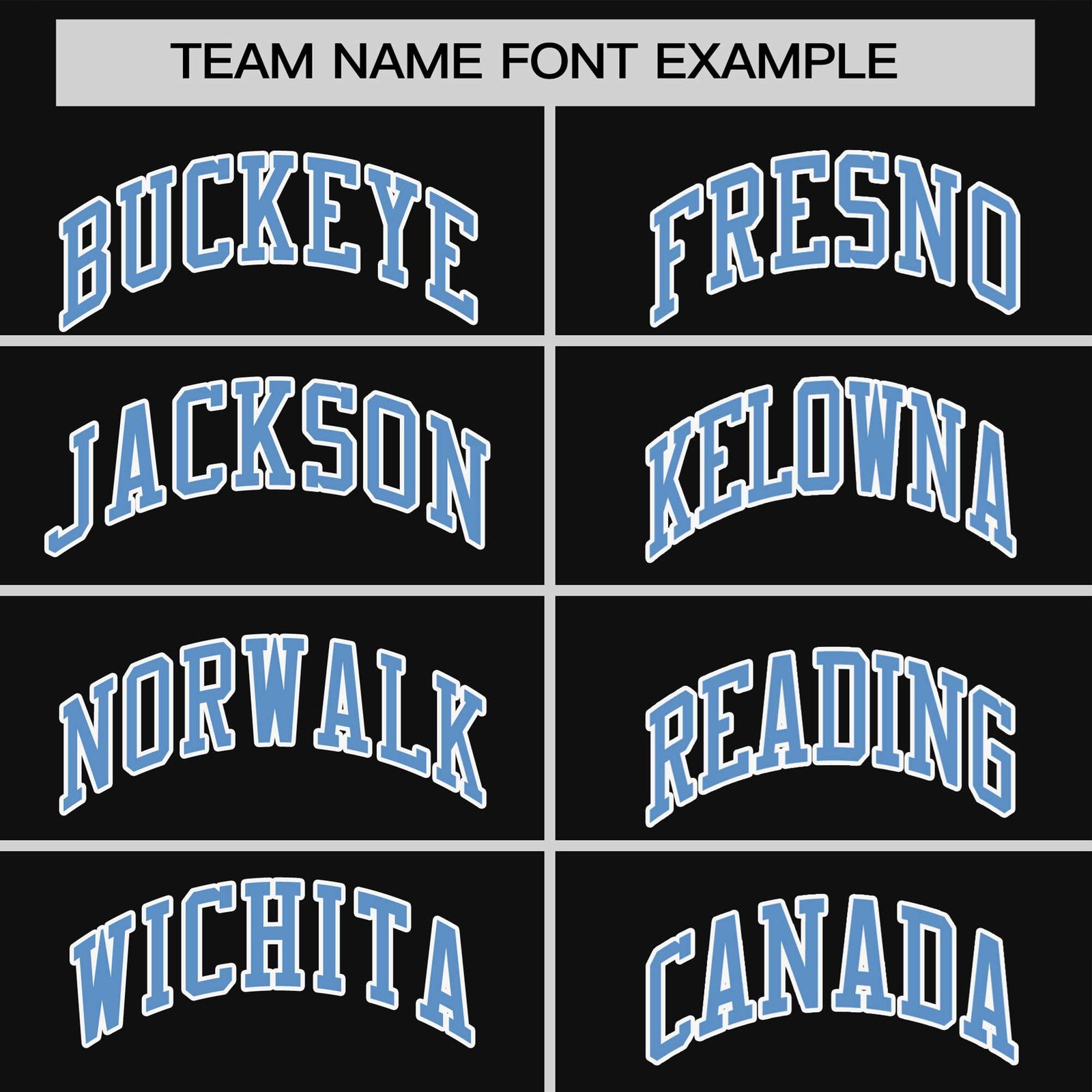 Custom Black Light Blue White Crew Neck Personalized Raglan Sleeve Performance T-shirt