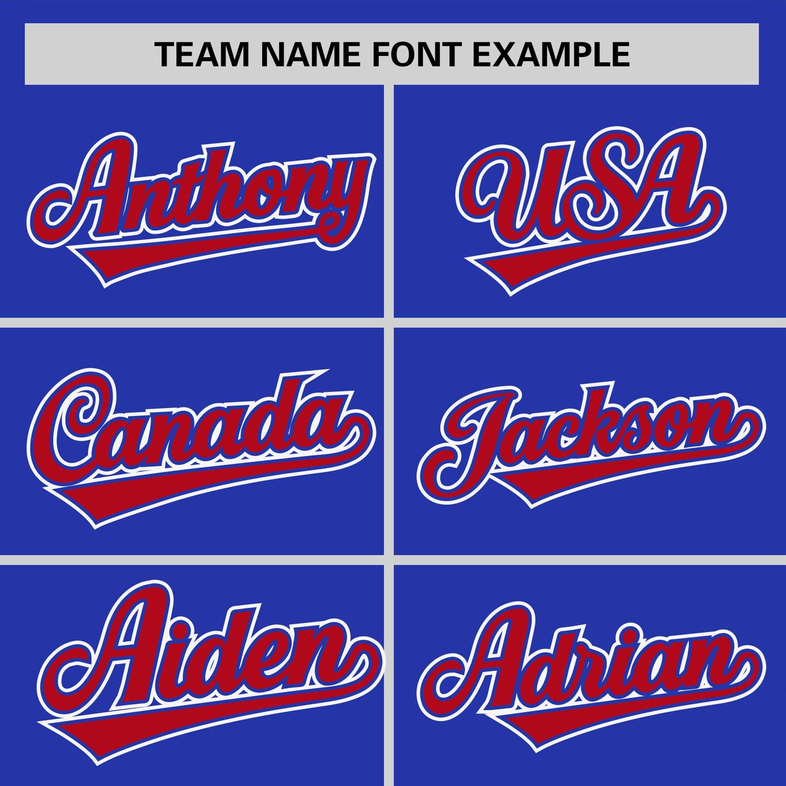 Custom Royal Blue Red White Crew Neck Personalized Raglan Sleeve Performance T-shirt