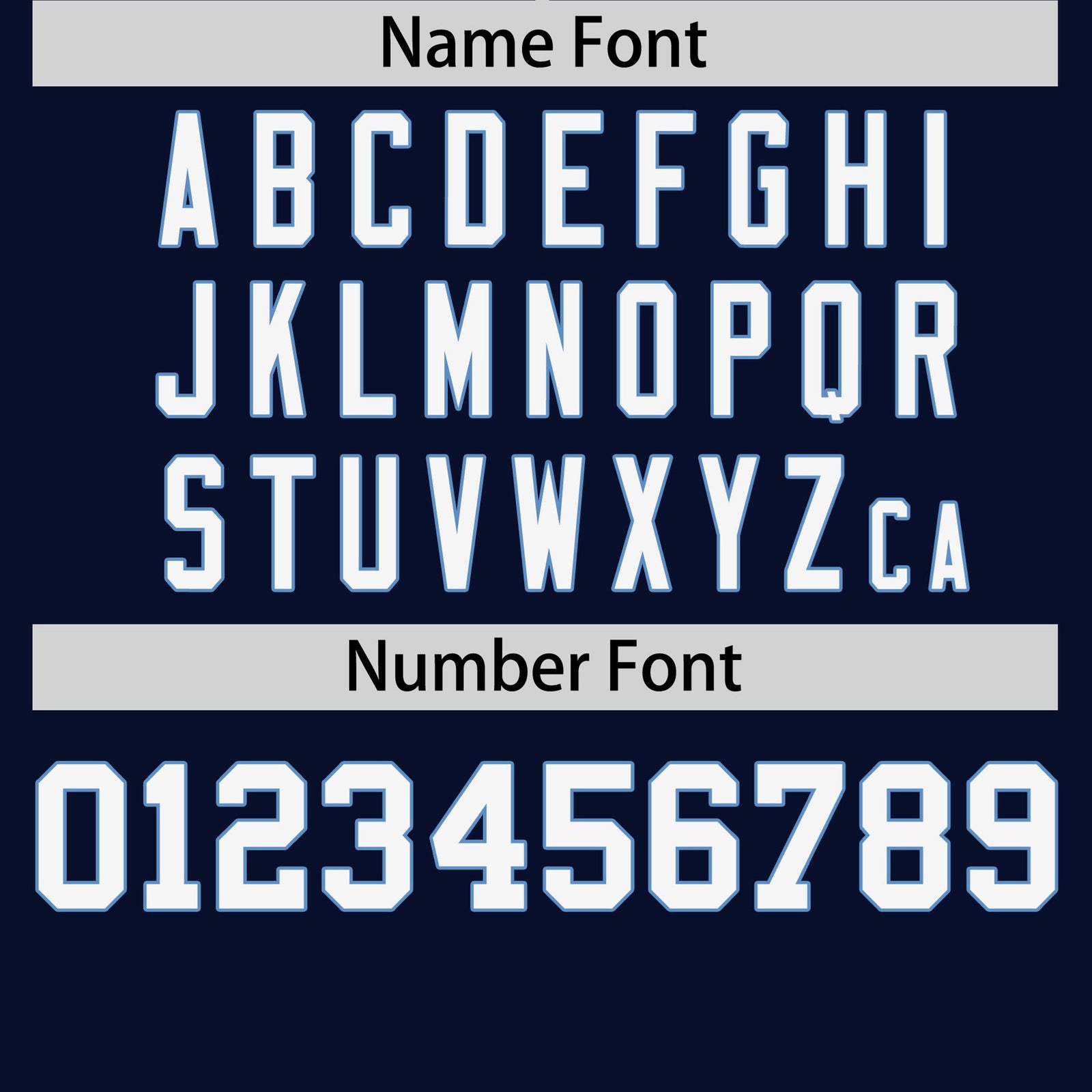 Custom Navy Light Blue White Crew Neck Personalized Raglan Sleeve Performance T-shirt