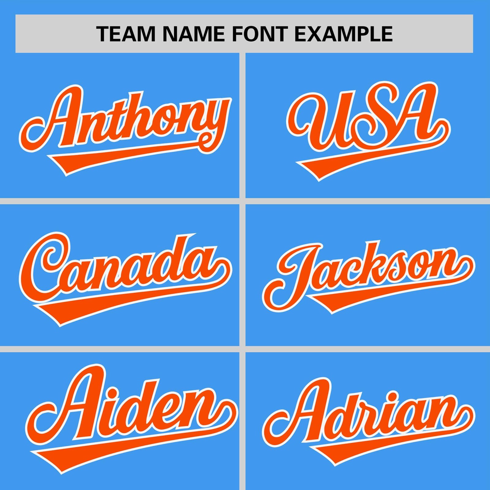 Custom Powder Blue Orange White Crew Neck Personalized Raglan Sleeve Performance T-shirt