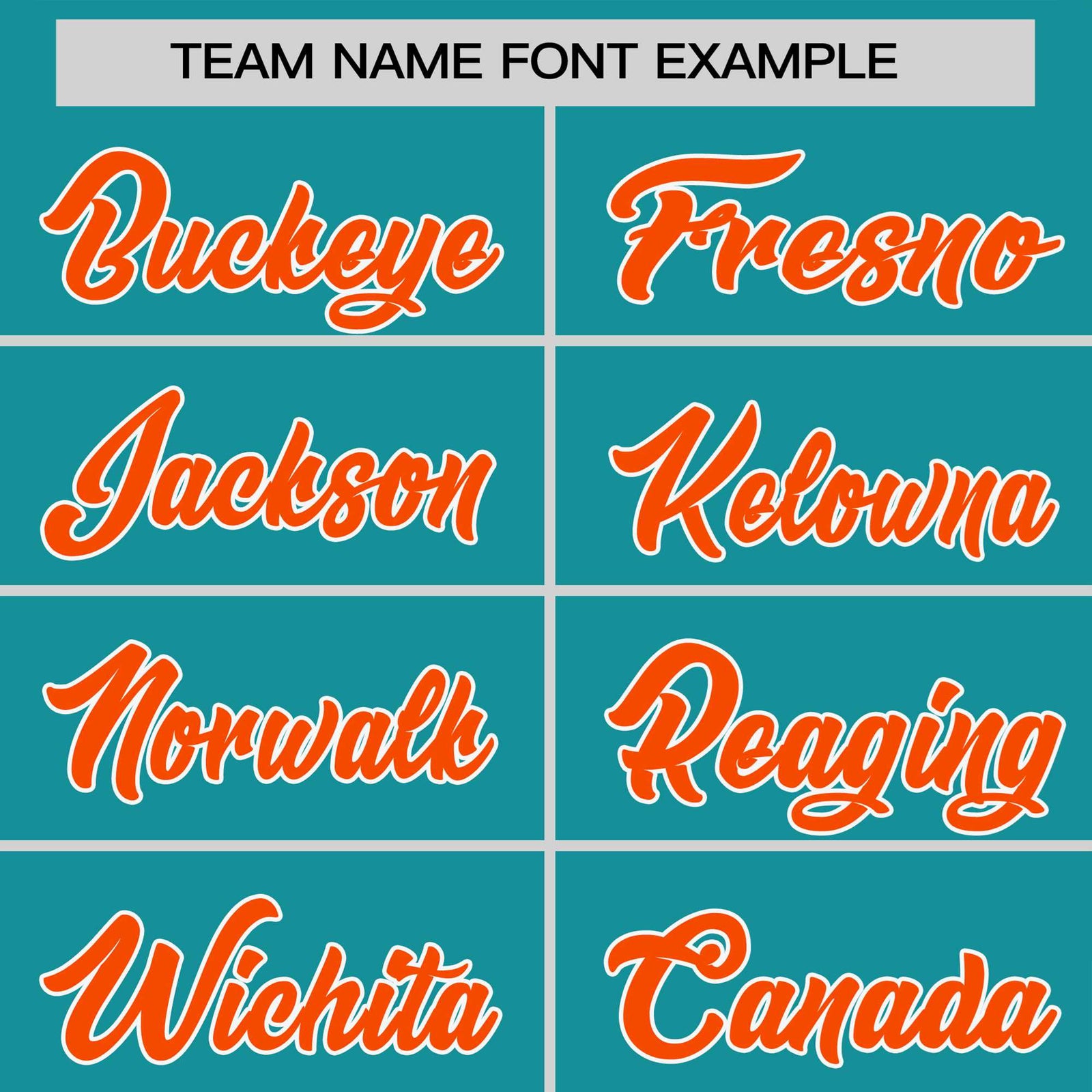 Custom Aqua Orange White Crew Neck Personalized Raglan Sleeve Performance T-shirt