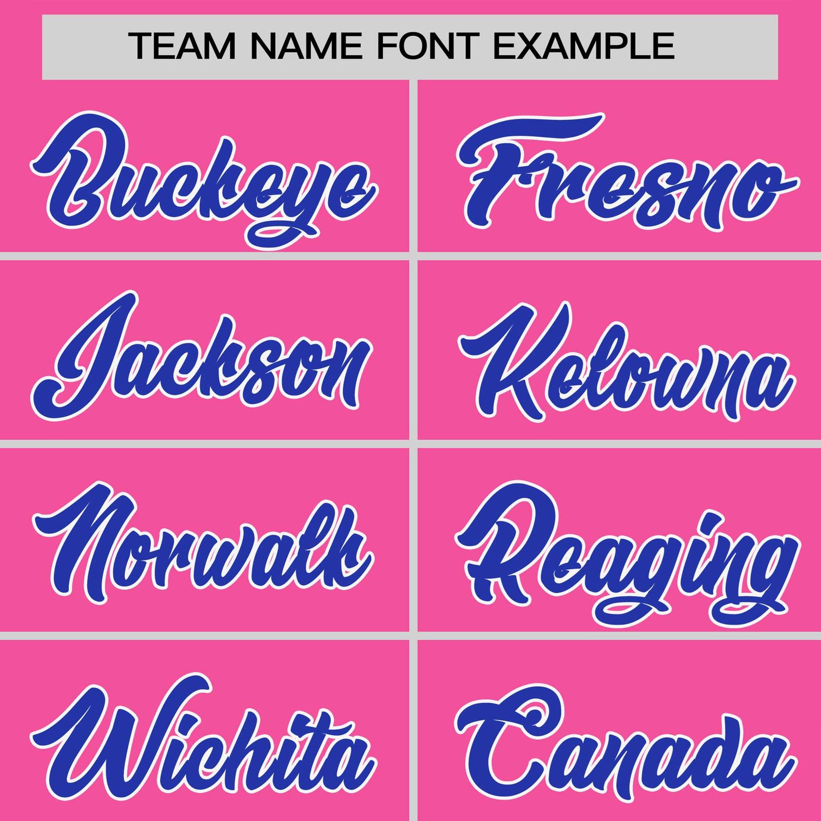 Custom Pink Royal Blue White Crew Neck Personalized Raglan Sleeve Performance T-shirt