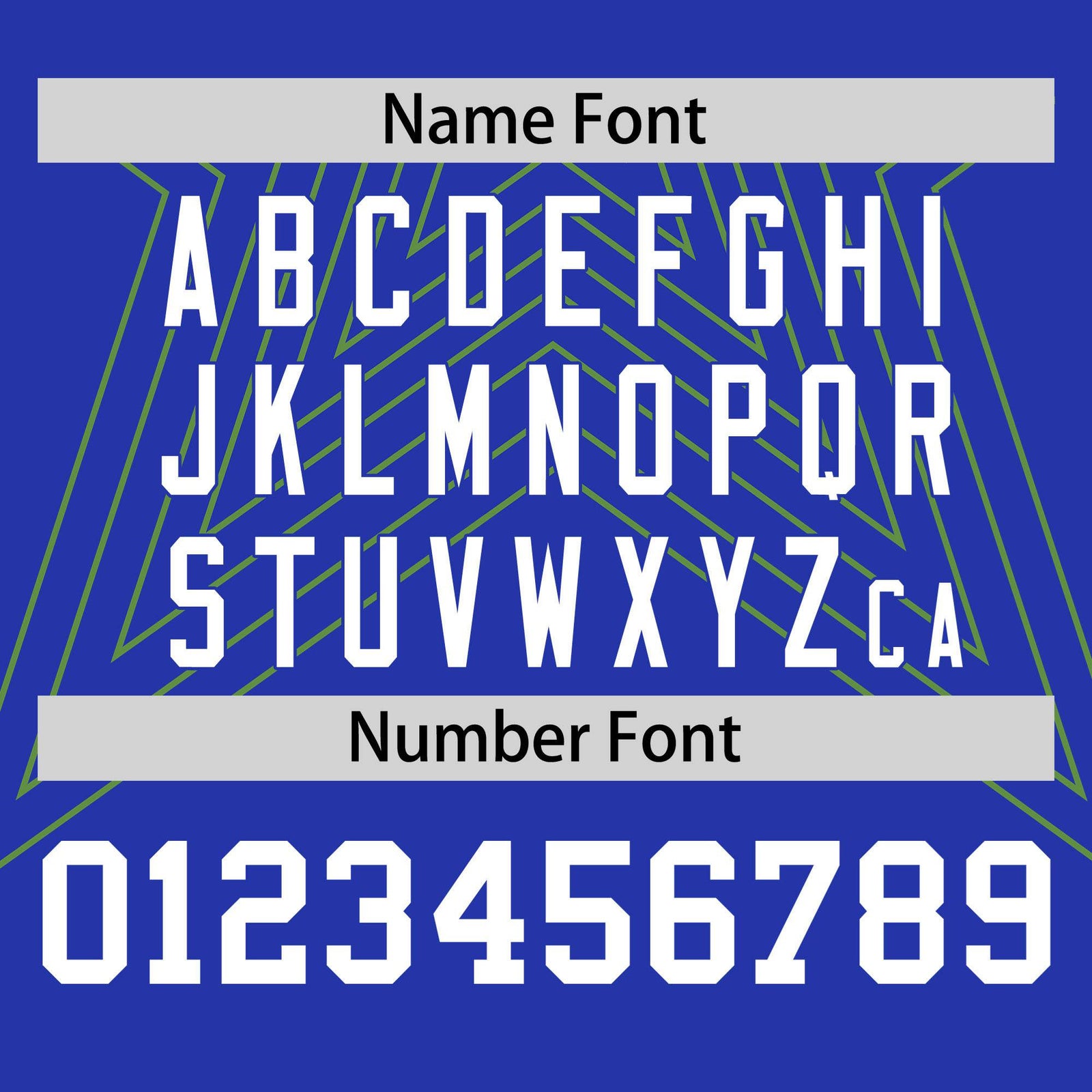 Custom Royal Blue Neon Green Personalized Star Pattern Raglan Sleeves Performance T-Shirt