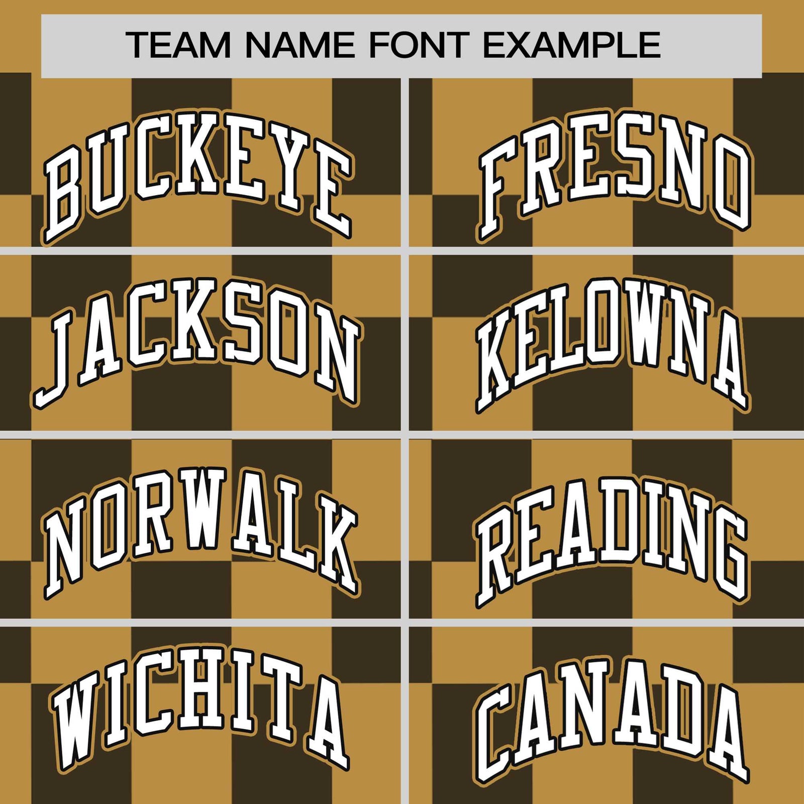 Custom Old Gold Black Crew neck Plaid Pattern Personalized Performance T-Shirt
