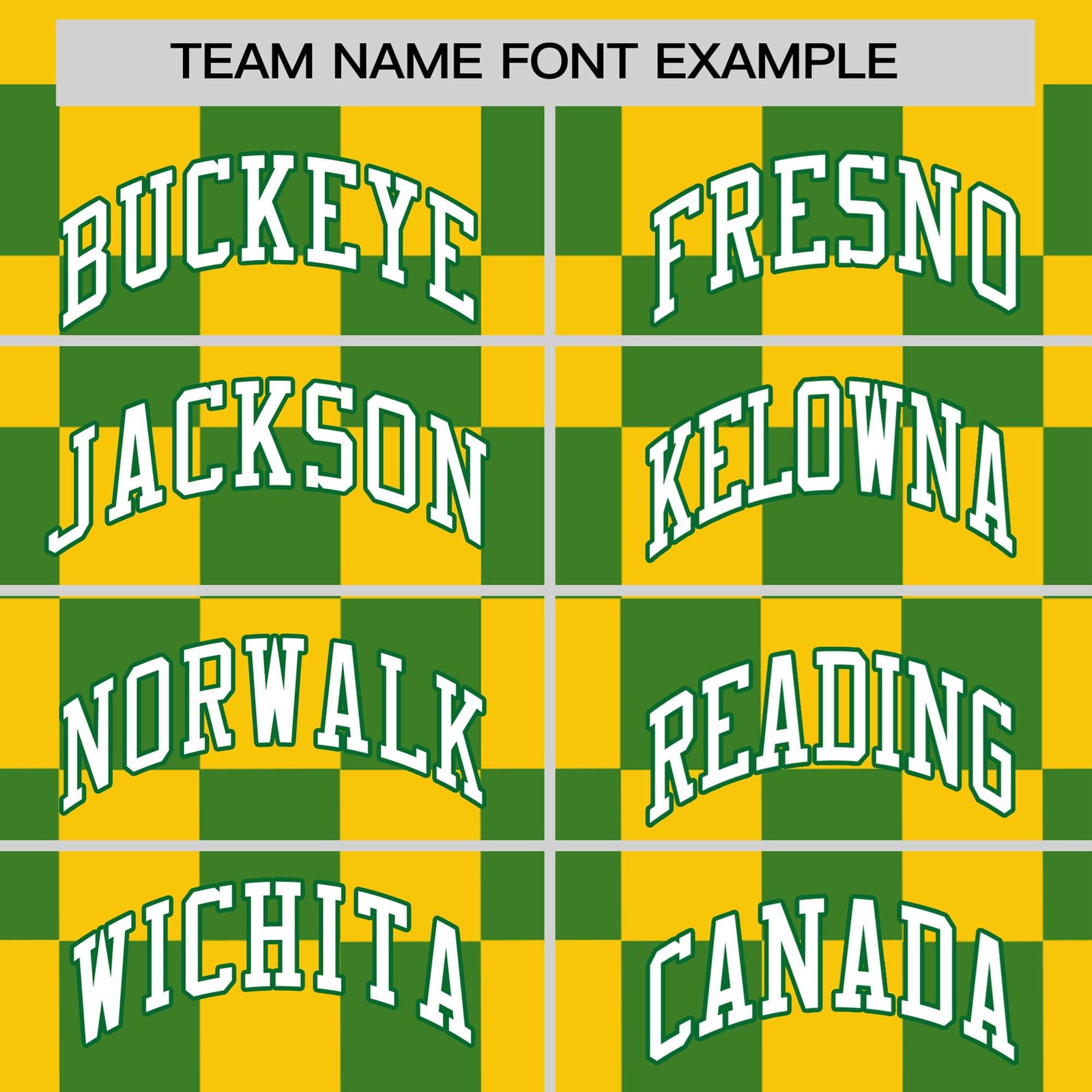 Custom Gold-01 Kelly Green Crew neck Plaid Pattern Personalized Performance T-Shirt