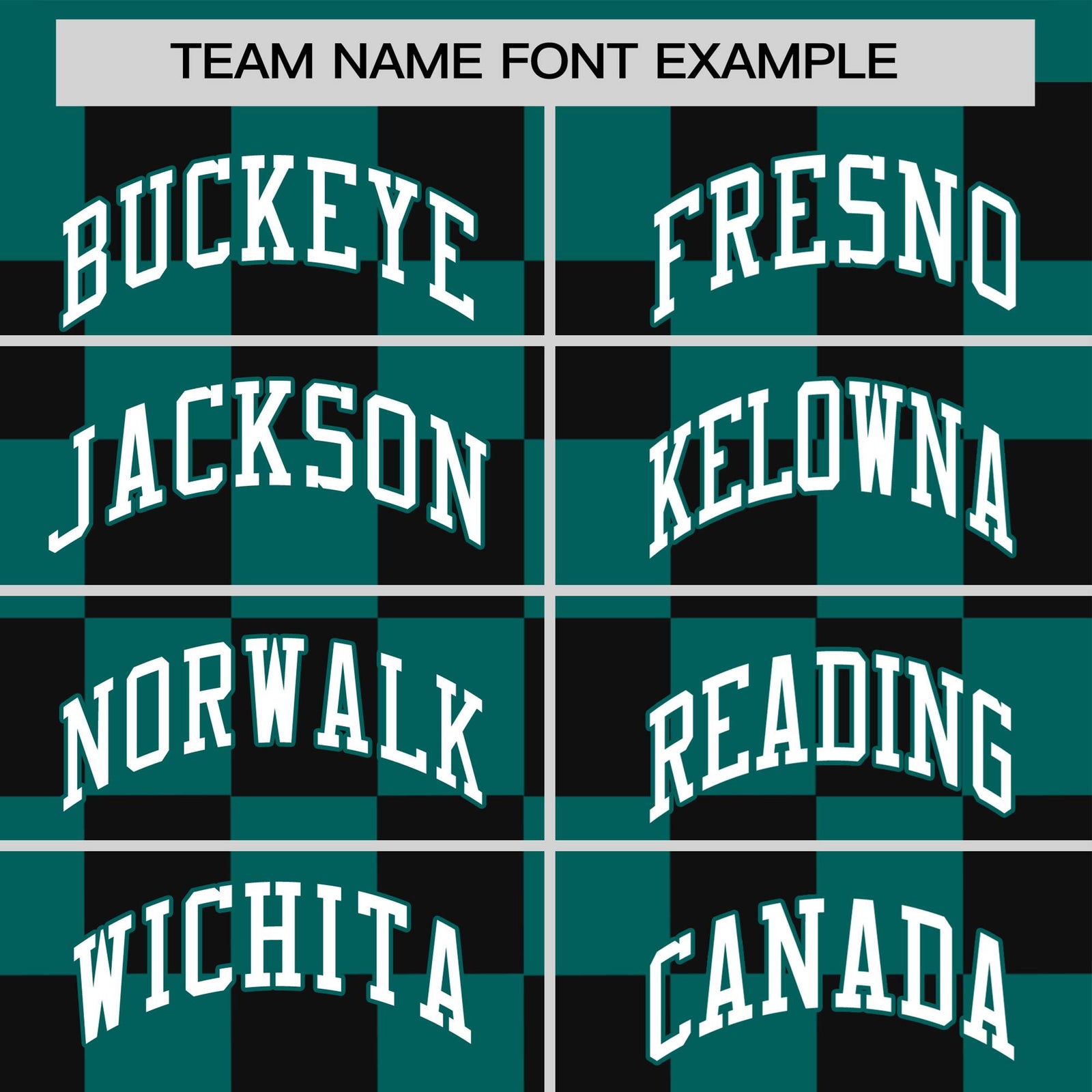 Custom Green Aqua Crew neck Plaid Pattern Personalized Performance T-Shirt