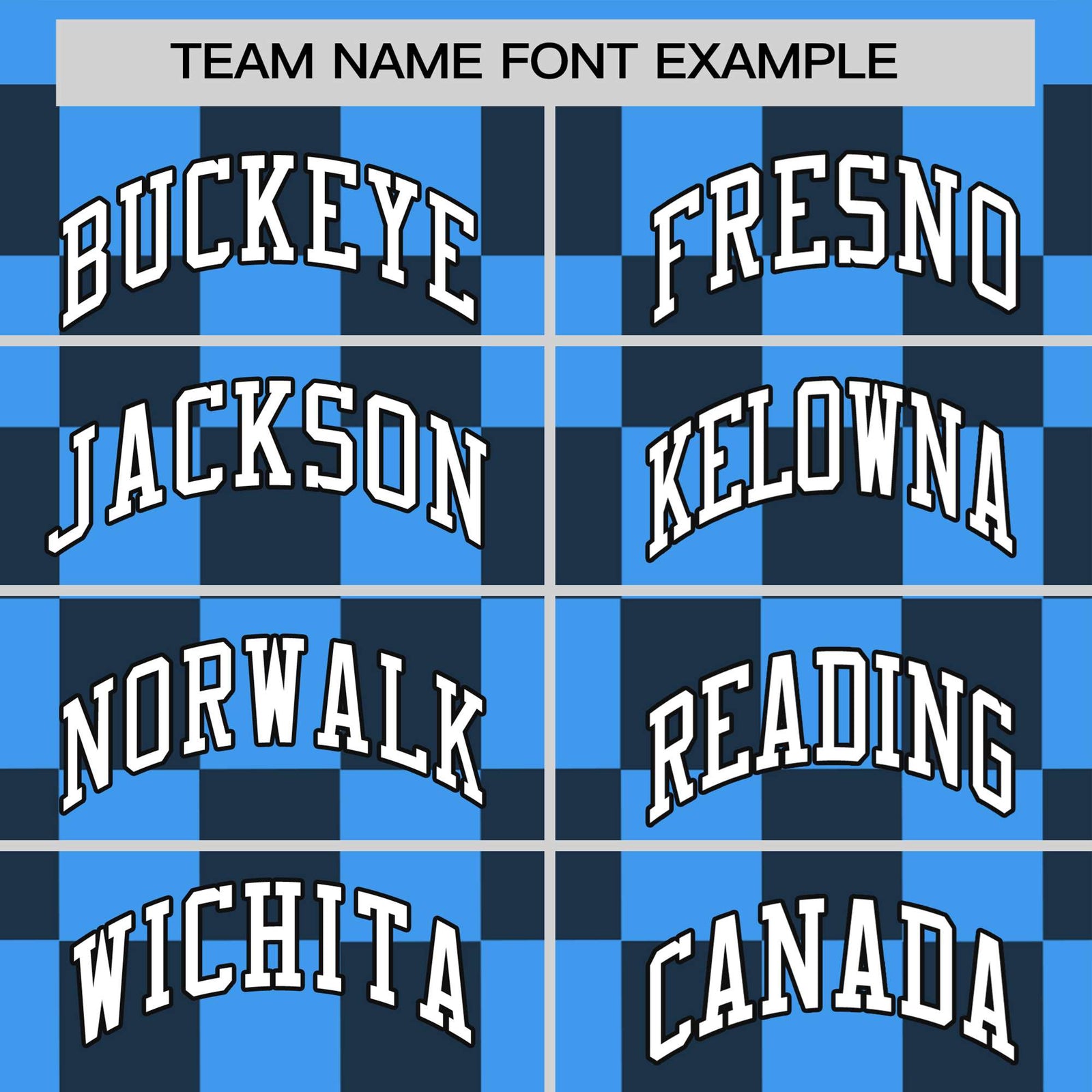 Custom Powder Blue Black Crew neck Plaid Pattern Personalized Performance T-Shirt