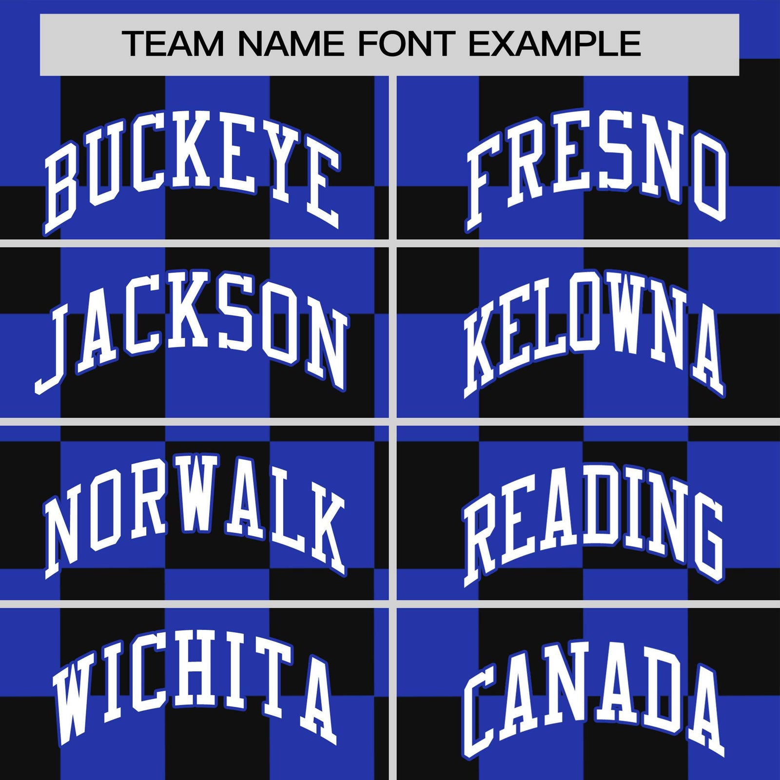 Custom Royal Blue Orange Crew neck Plaid Pattern Personalized Performance T-Shirt