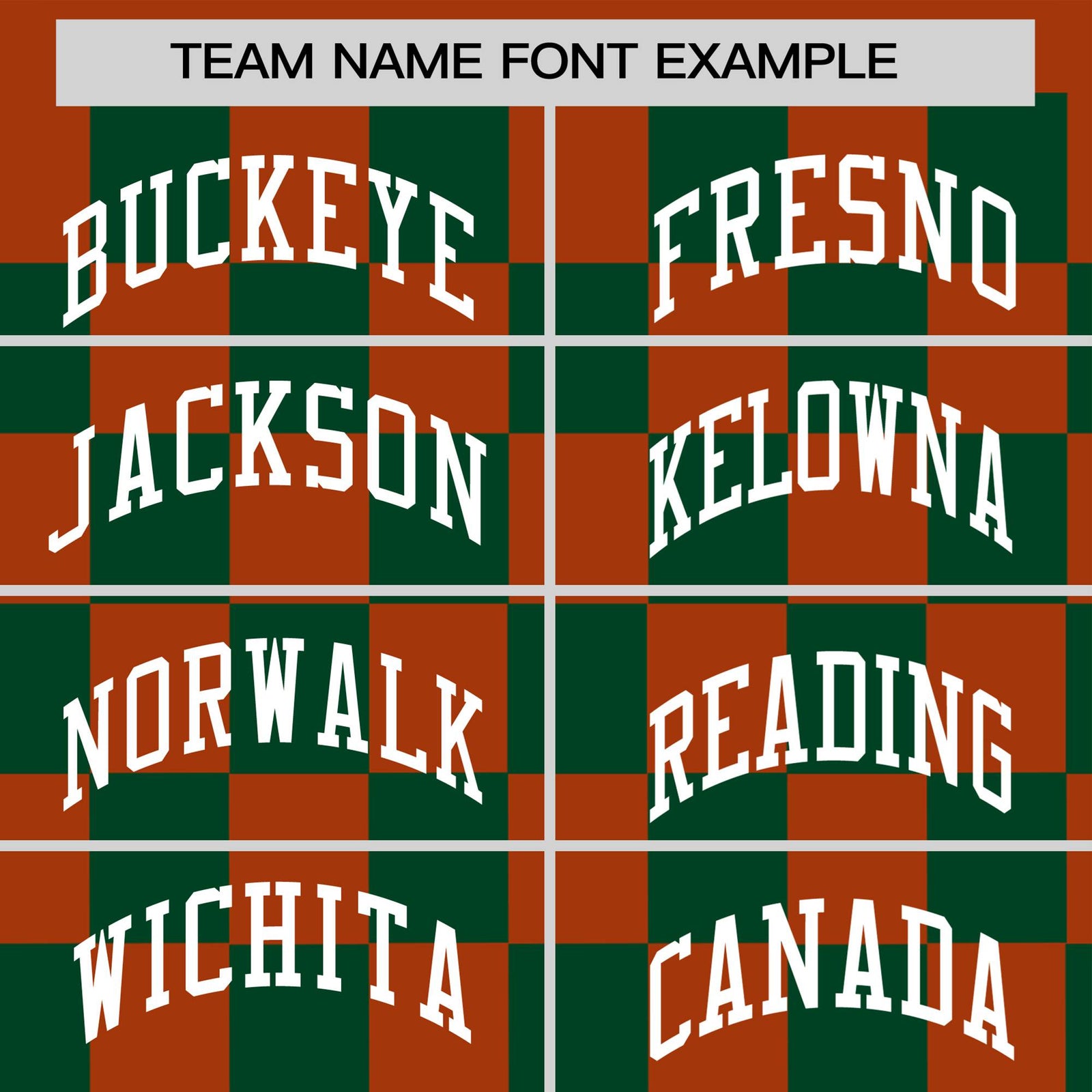 Custom Munsell Green Crew neck Plaid Pattern Personalized Performance T-Shirt