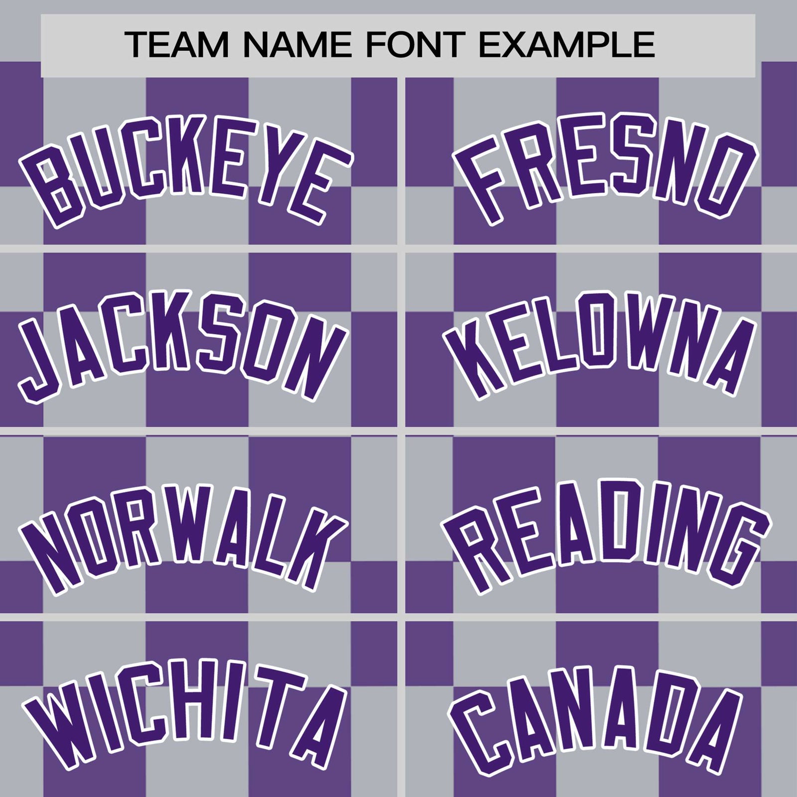 Custom Gray Purple Crew neck Plaid Pattern Personalized Performance T-Shirt