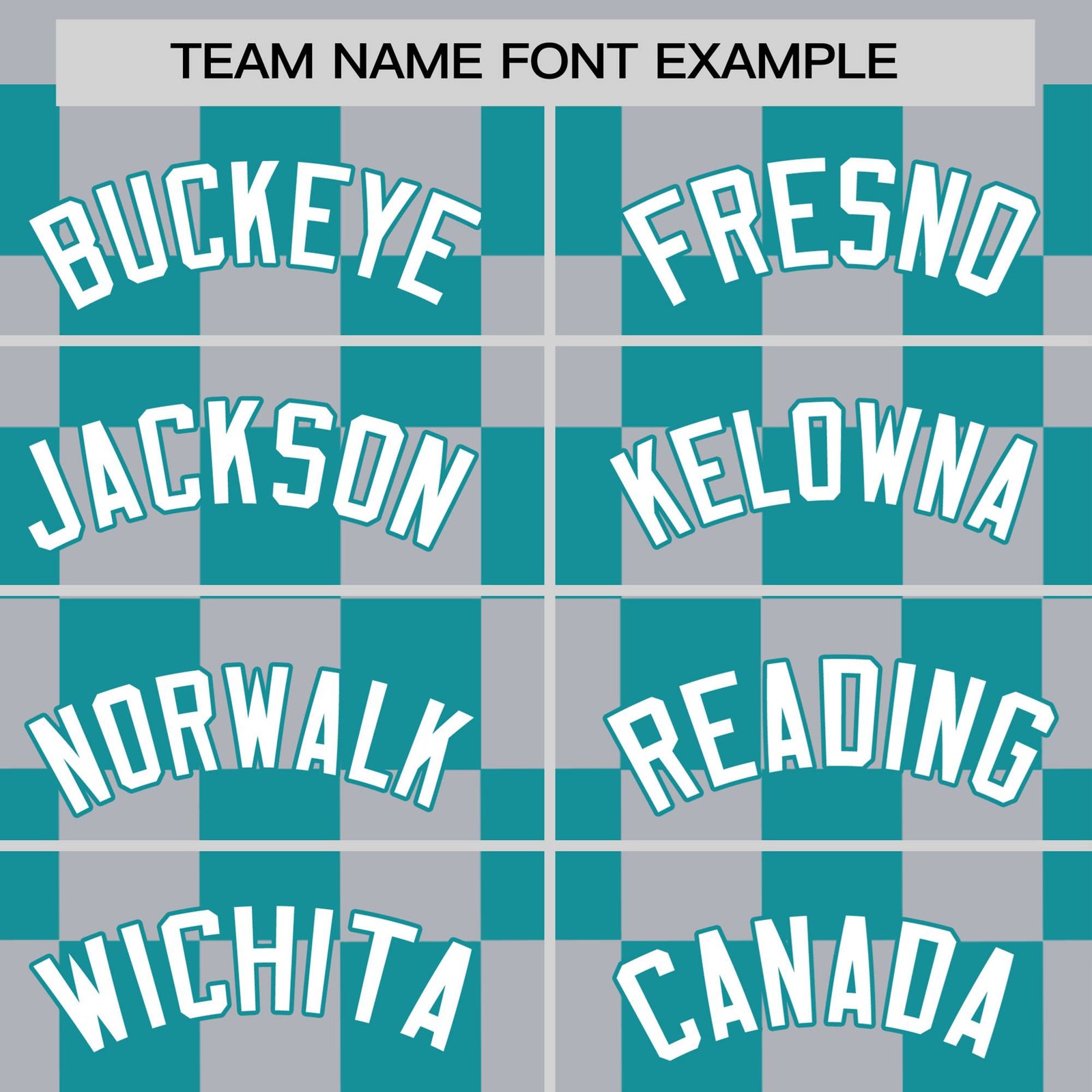 Custom Gray Aqua Crew neck Plaid Pattern Personalized Performance T-Shirt