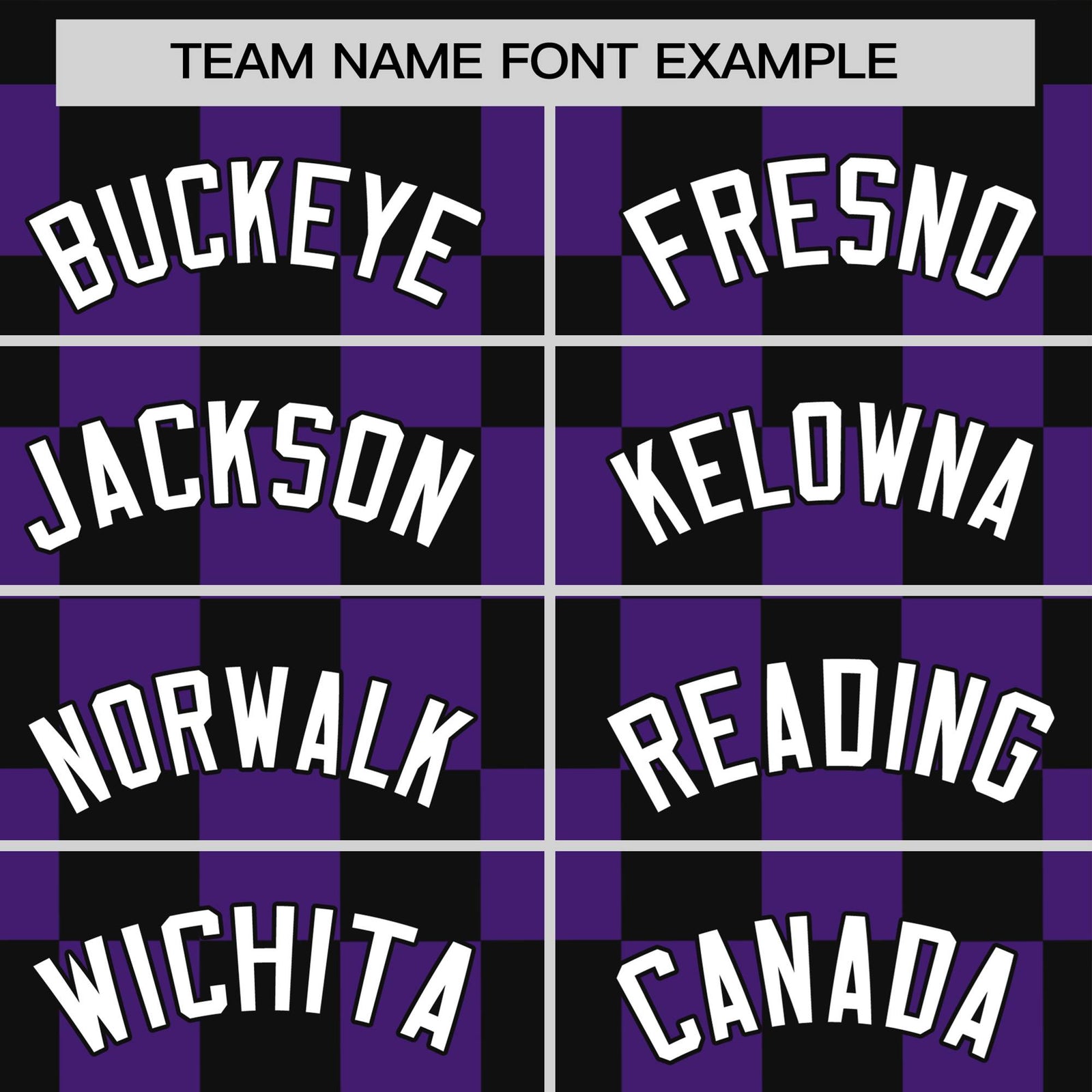 Custom Black Purple Crew neck Plaid Pattern Personalized Performance T-Shirt