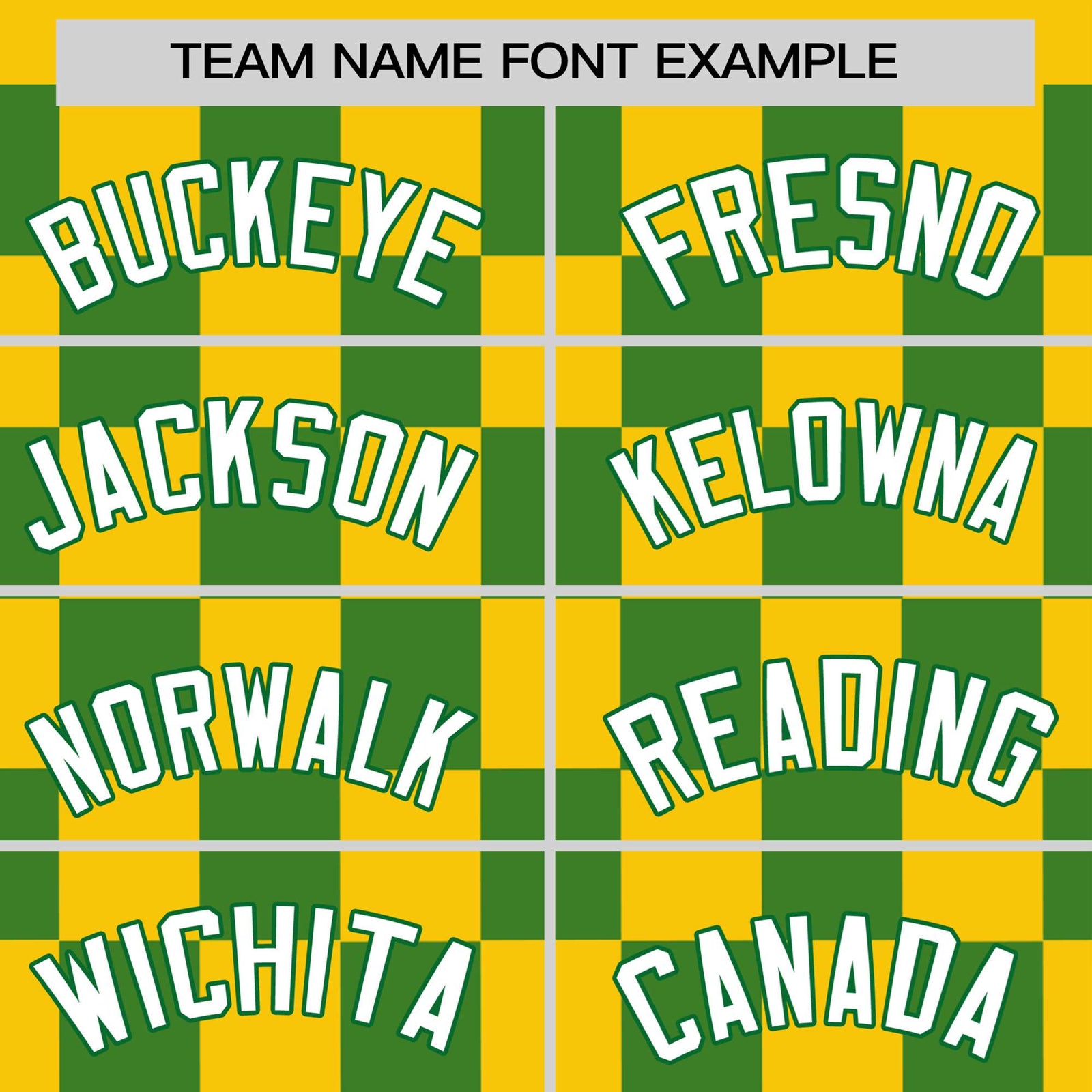 Custom Gold-01 Kelly Green Crew neck Plaid Pattern Personalized Performance T-Shirt