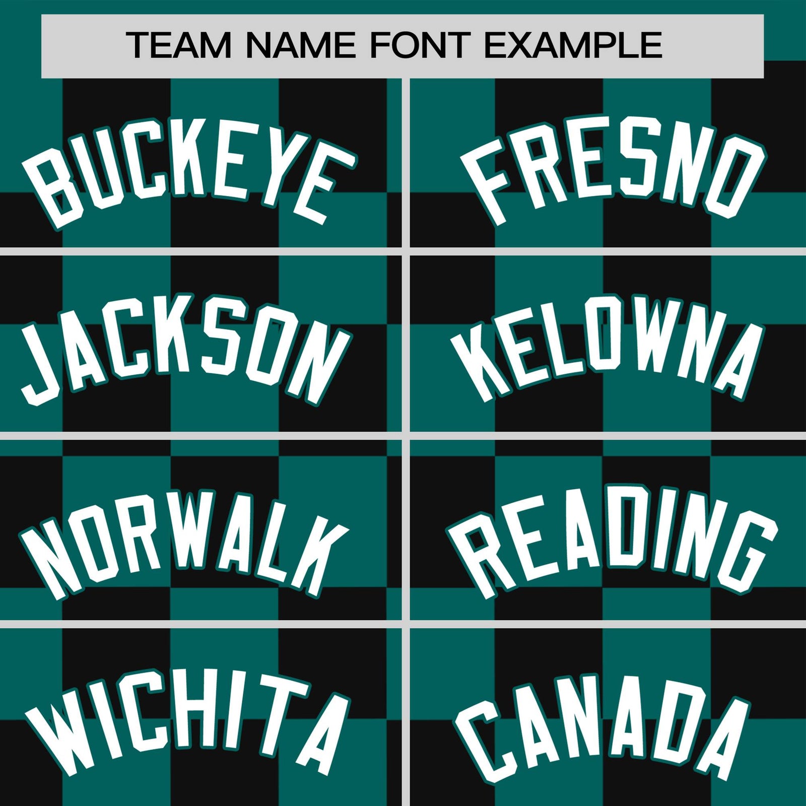 Custom Green Aqua Crew neck Plaid Pattern Personalized Performance T-Shirt