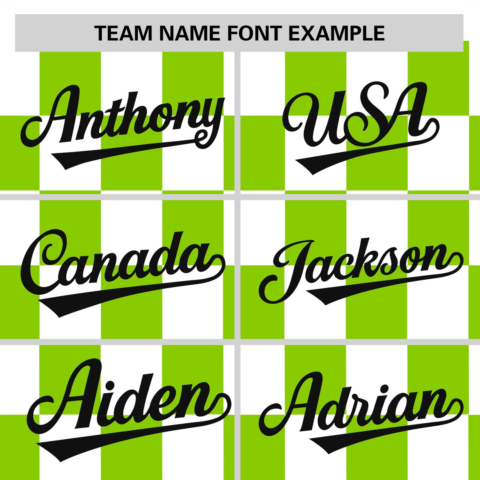 Custom White Neon Green Crew neck Plaid Pattern Personalized Performance T-Shirt