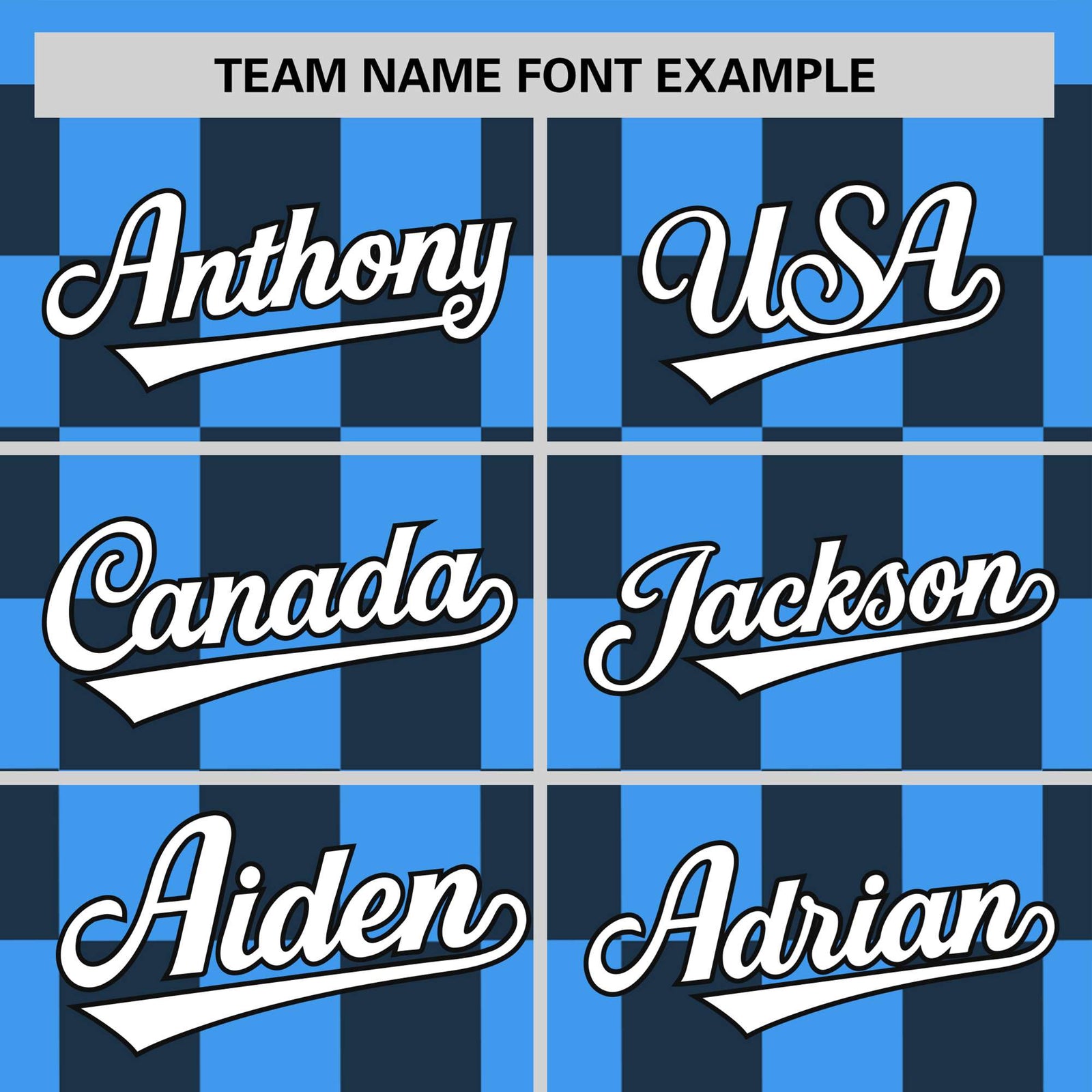 Custom Powder Blue Black Crew neck Plaid Pattern Personalized Performance T-Shirt