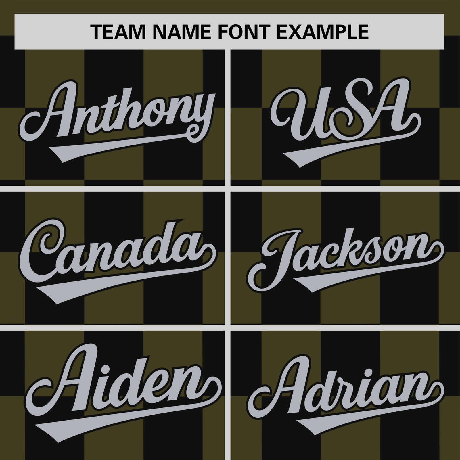 Custom Olive Gray Crew neck Plaid Pattern Personalized Performance T-Shirt