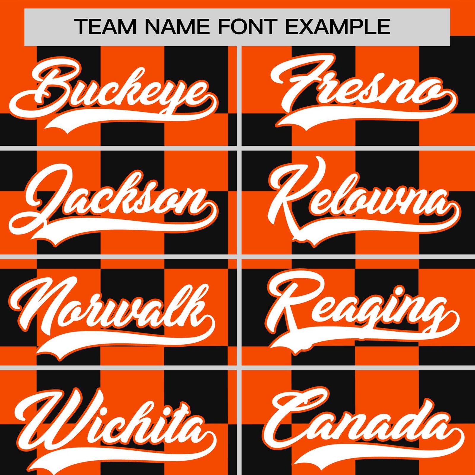 Custom Orange Purple Crew neck Plaid Pattern Personalized Performance T-Shirt