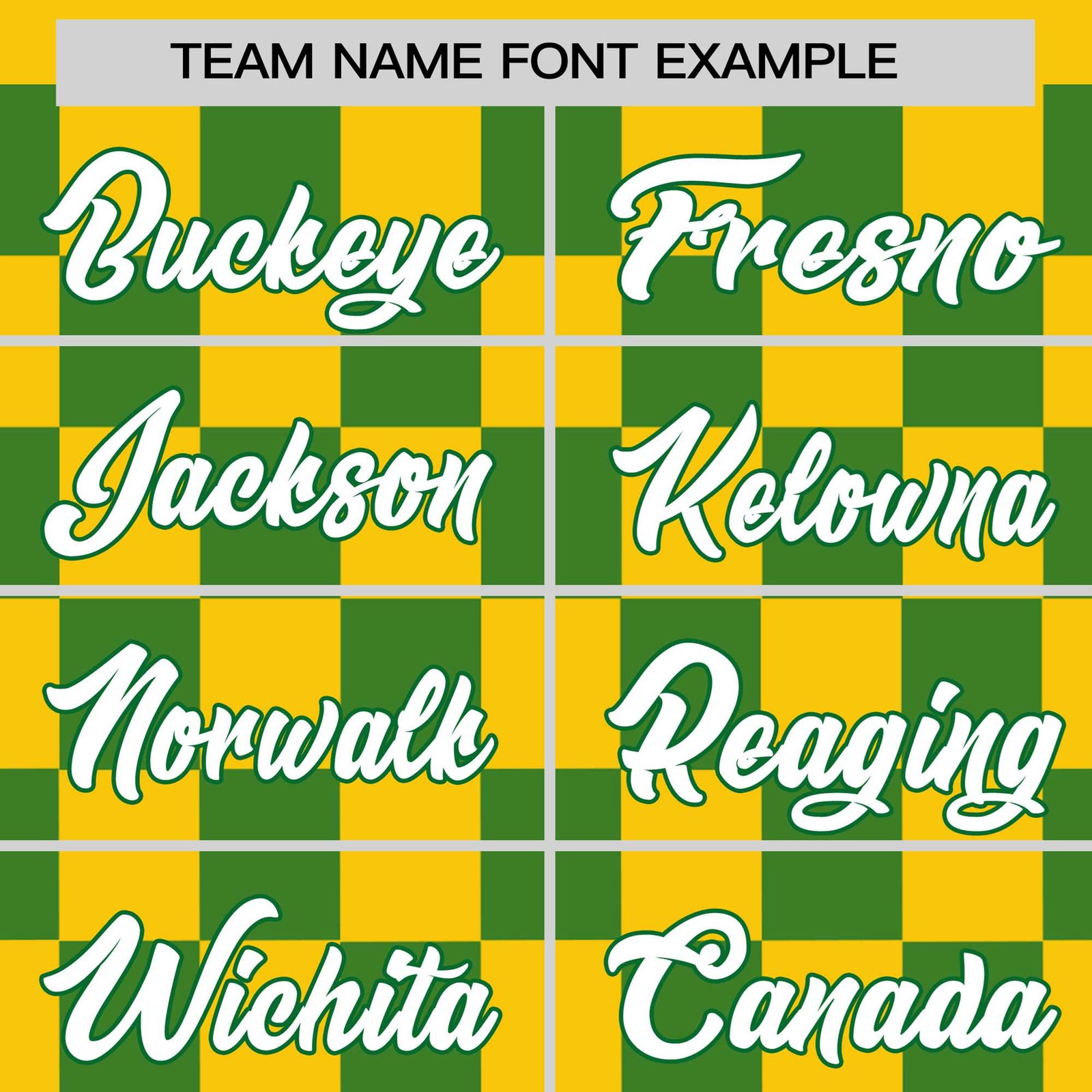 Custom Gold-01 Kelly Green Crew neck Plaid Pattern Personalized Performance T-Shirt