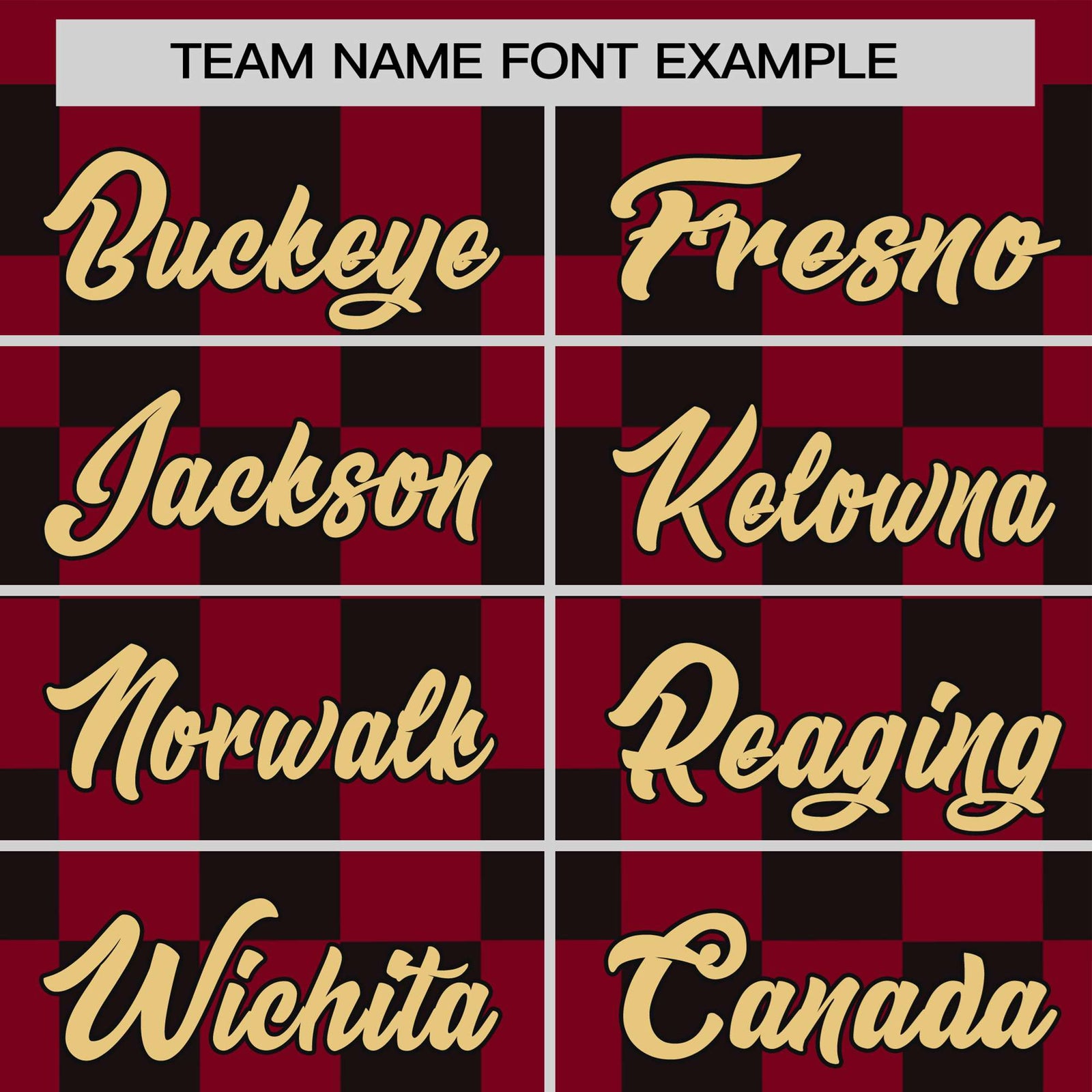 Custom Crimson Black Crew neck Plaid Pattern Personalized Performance T-Shirt