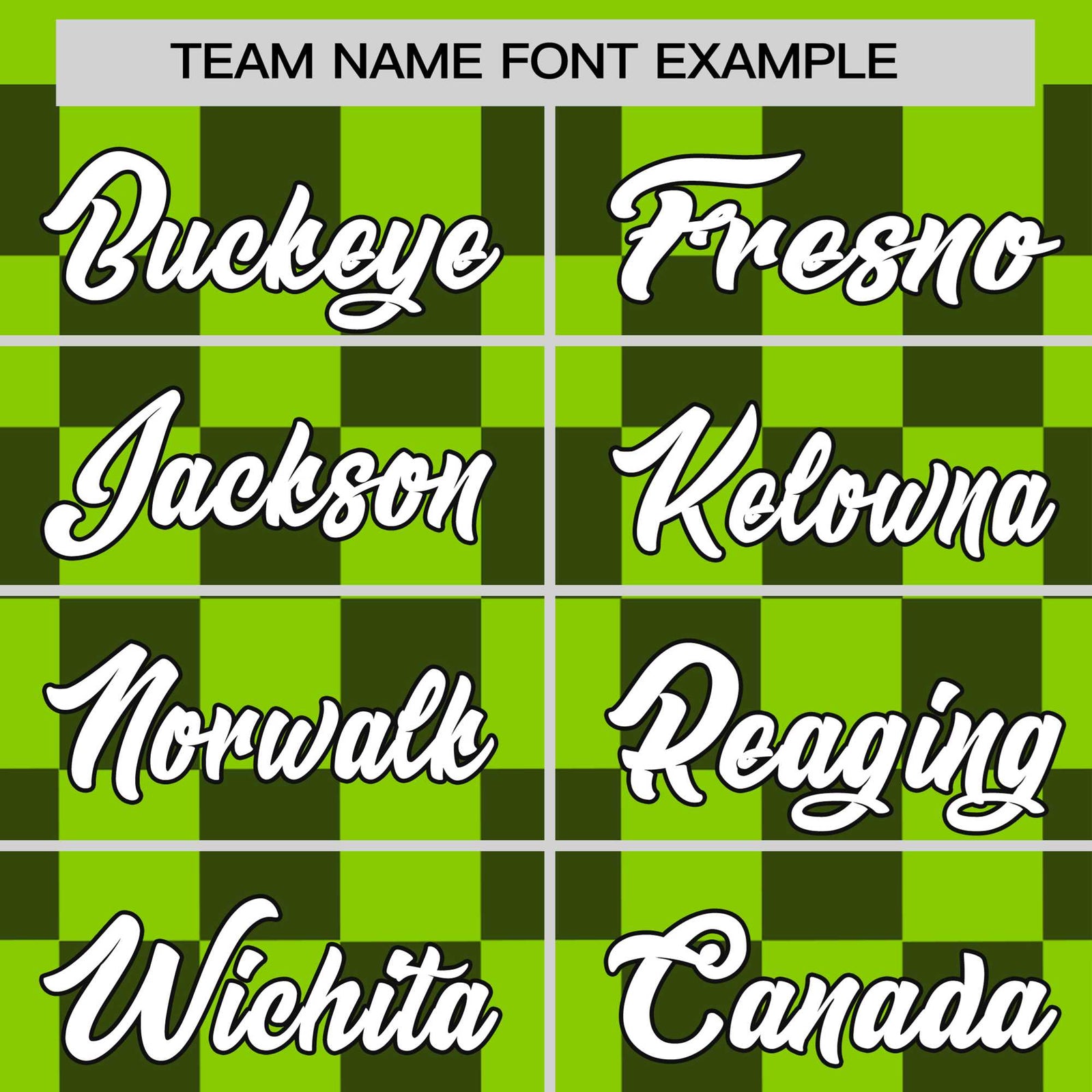 Custom Neon Green Navy Crew neck Plaid Pattern Personalized Performance T-Shirt