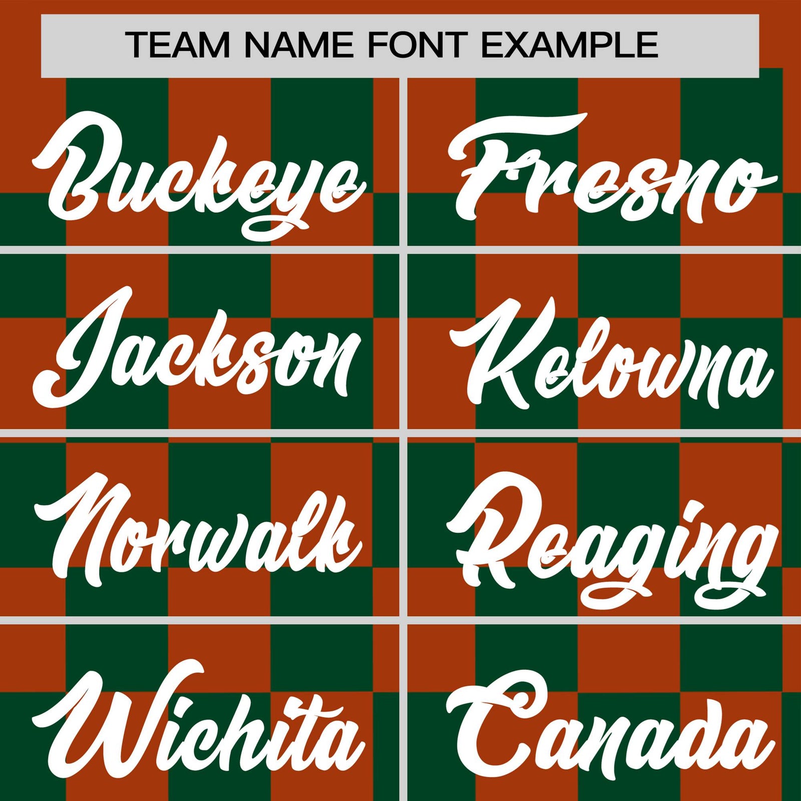 Custom Munsell Green Crew neck Plaid Pattern Personalized Performance T-Shirt