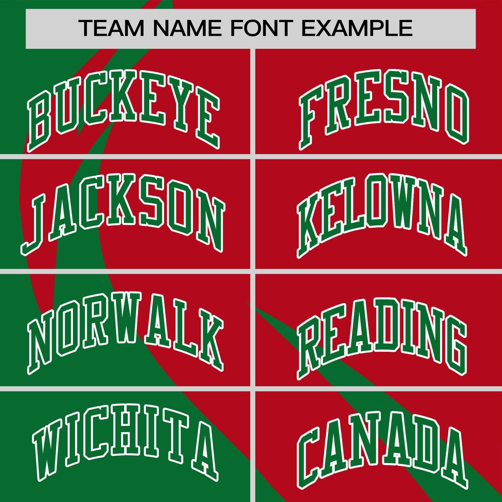 Custom Red-Kelly Green Personalized Slanting Lump Pattern Performance T-Shirt