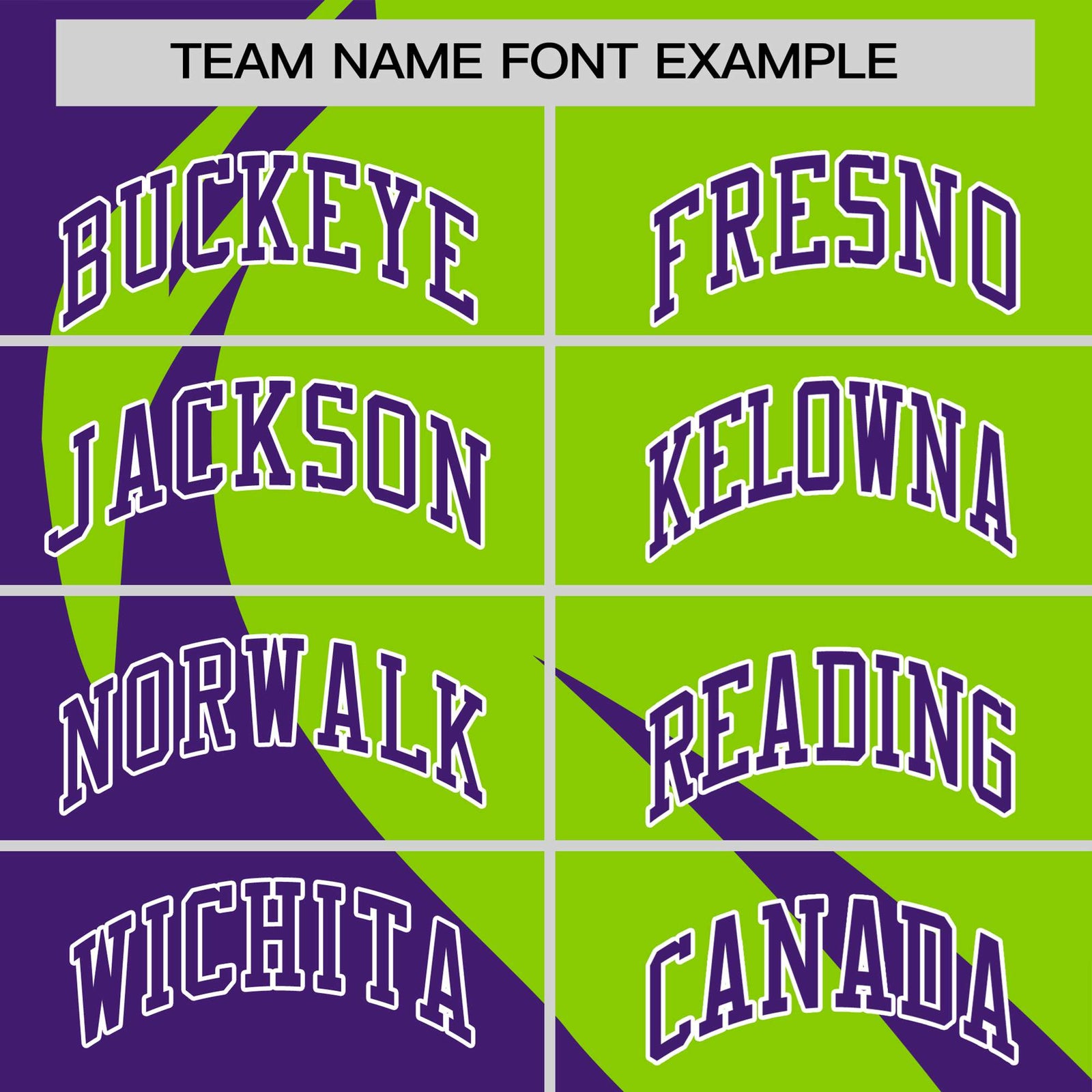 Custom Neon Green-Purple Personalized Slanting Lump Pattern Performance T-Shirt