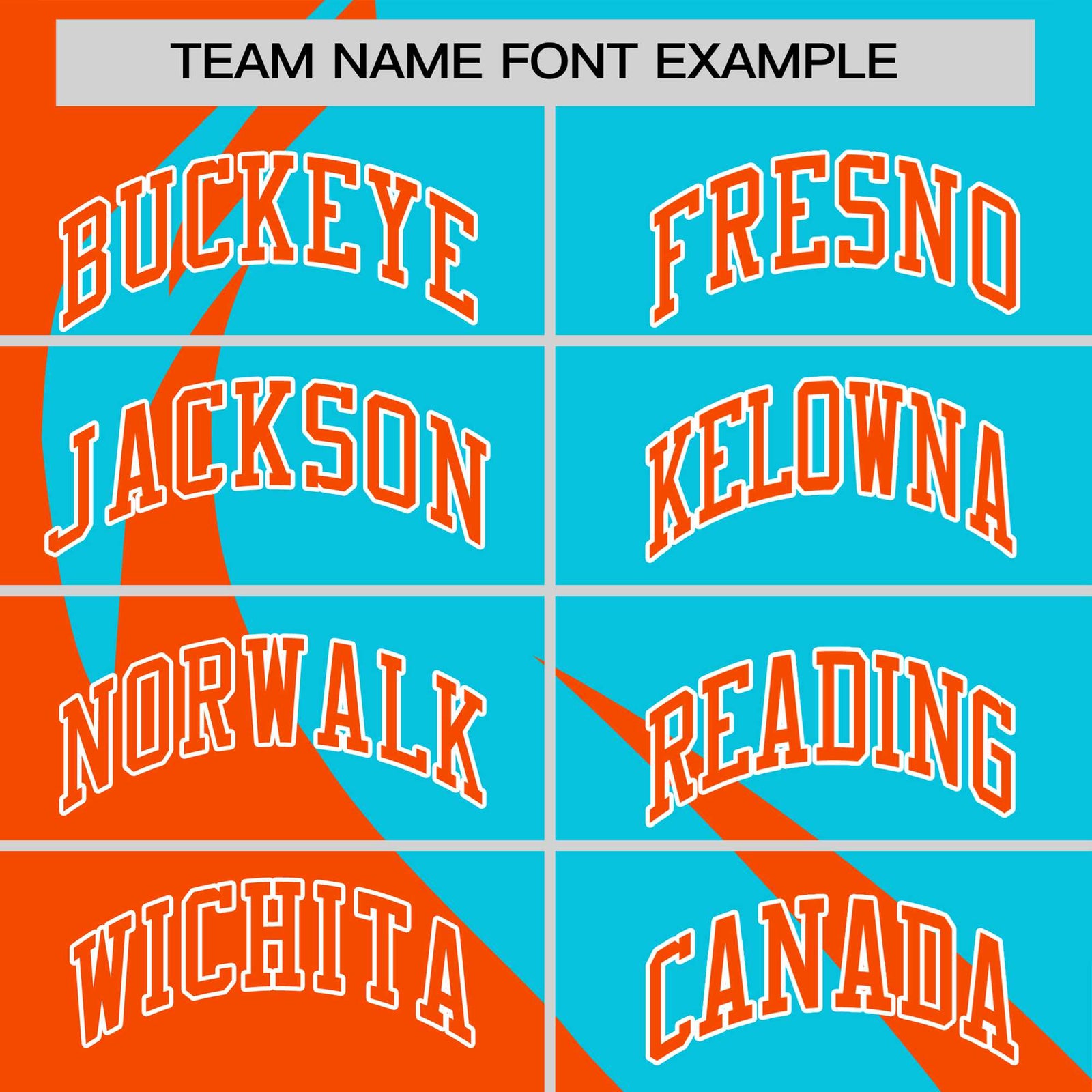 Custom Sky Blue-Orange Personalized Slanting Lump Pattern Performance T-Shirt
