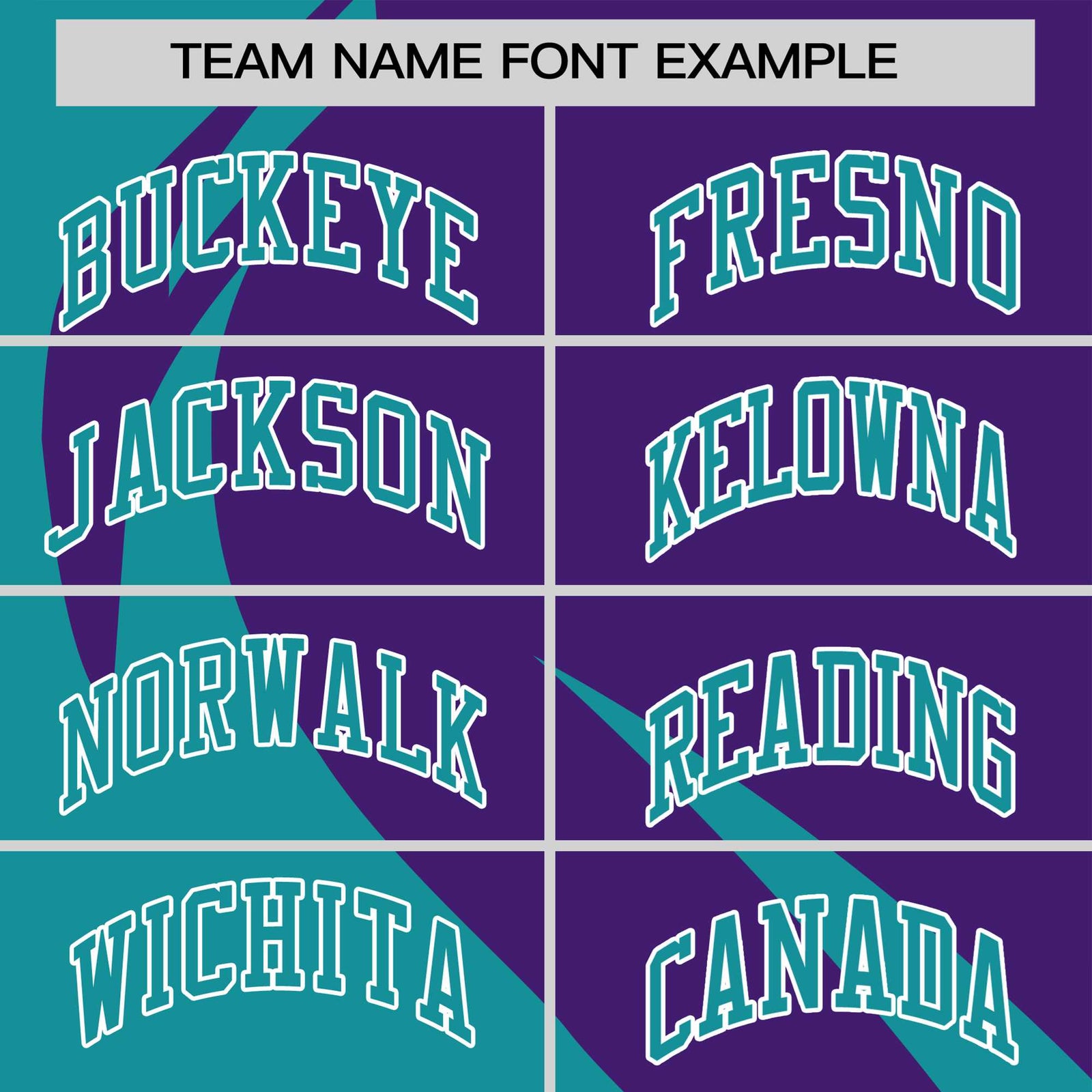 Custom Purple Aqua Personalized Slanting Lump Pattern Performance T-Shirt