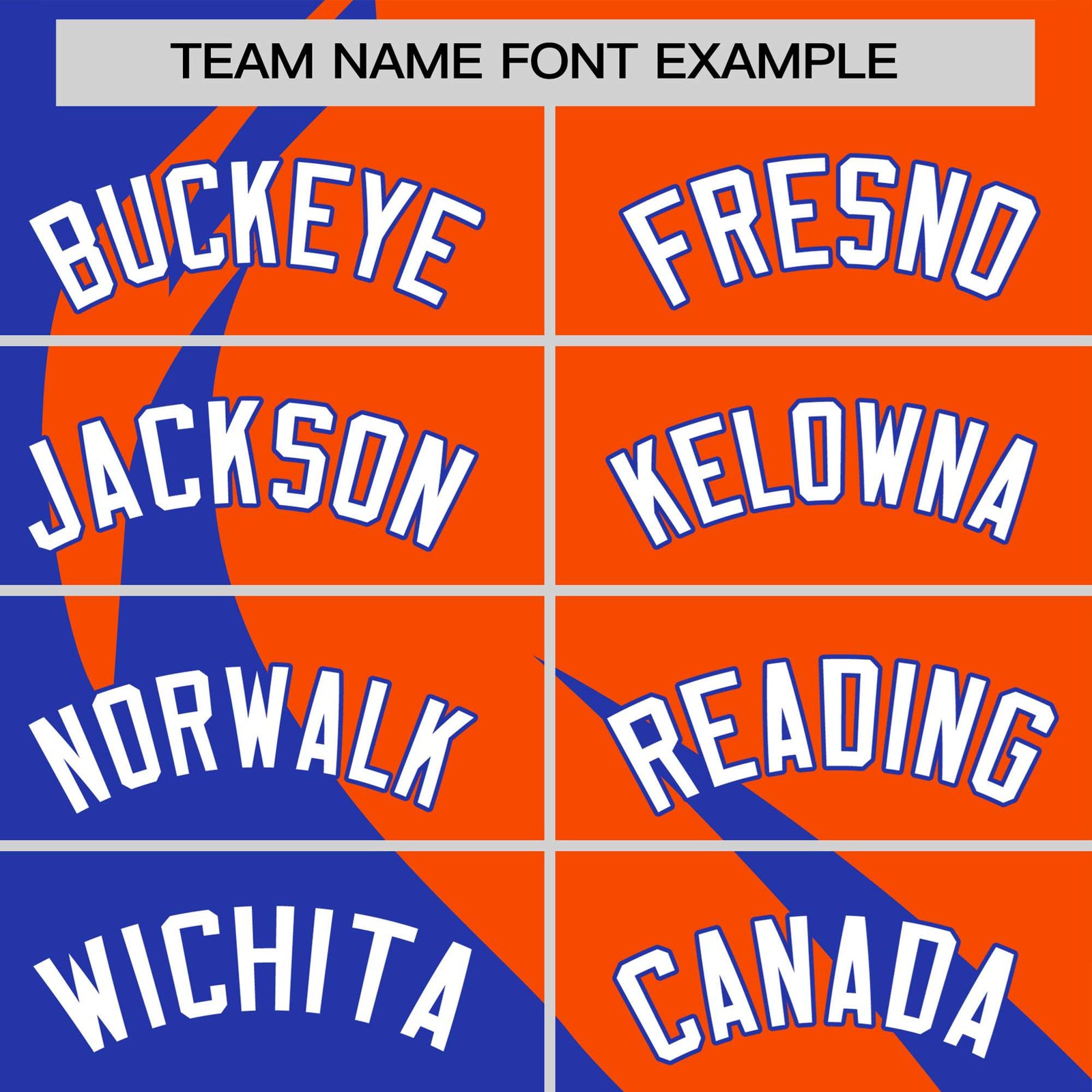 Custom Orange-Royal Blue Personalized Slanting Lump Pattern Performance T-Shirt
