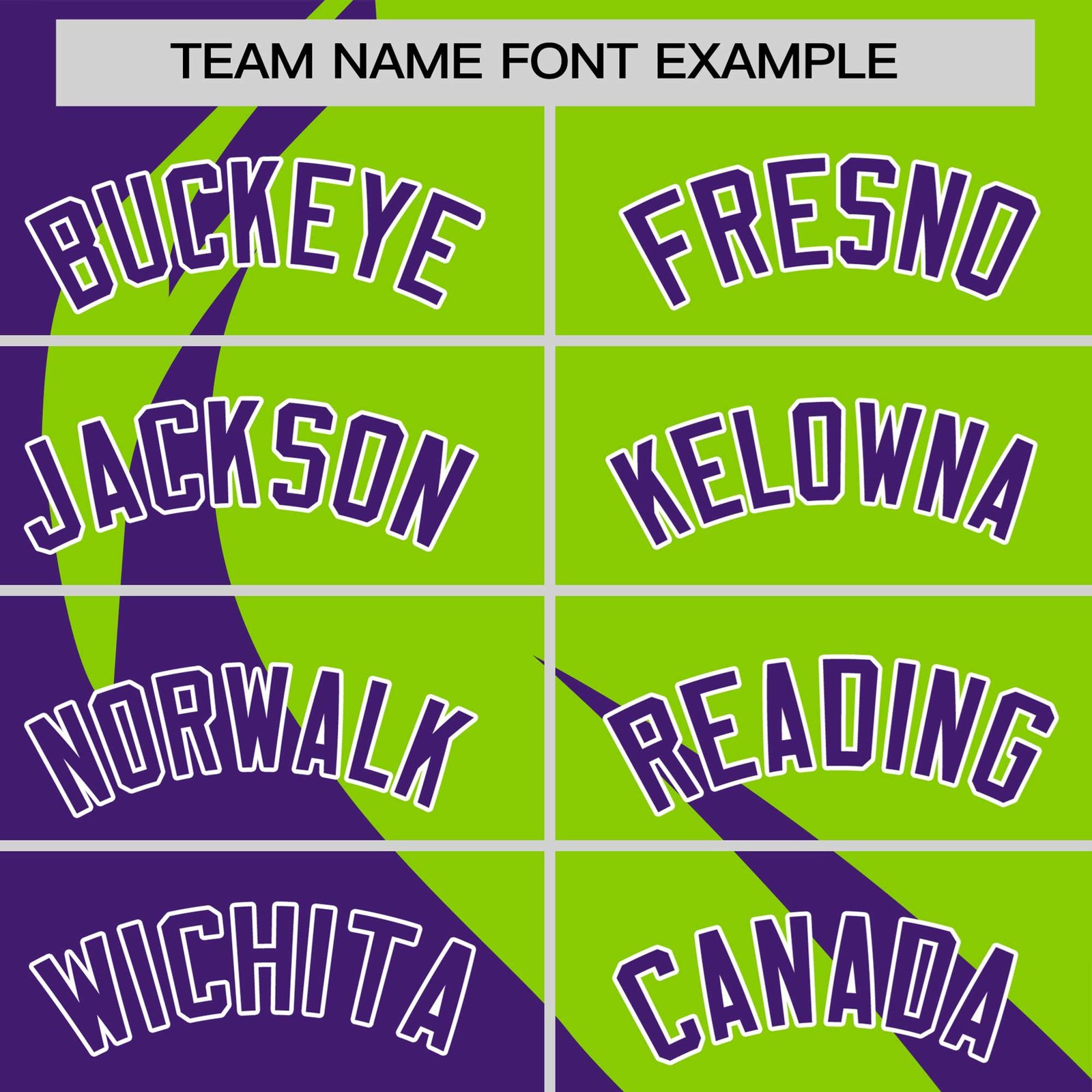 Custom Neon Green-Purple Personalized Slanting Lump Pattern Performance T-Shirt