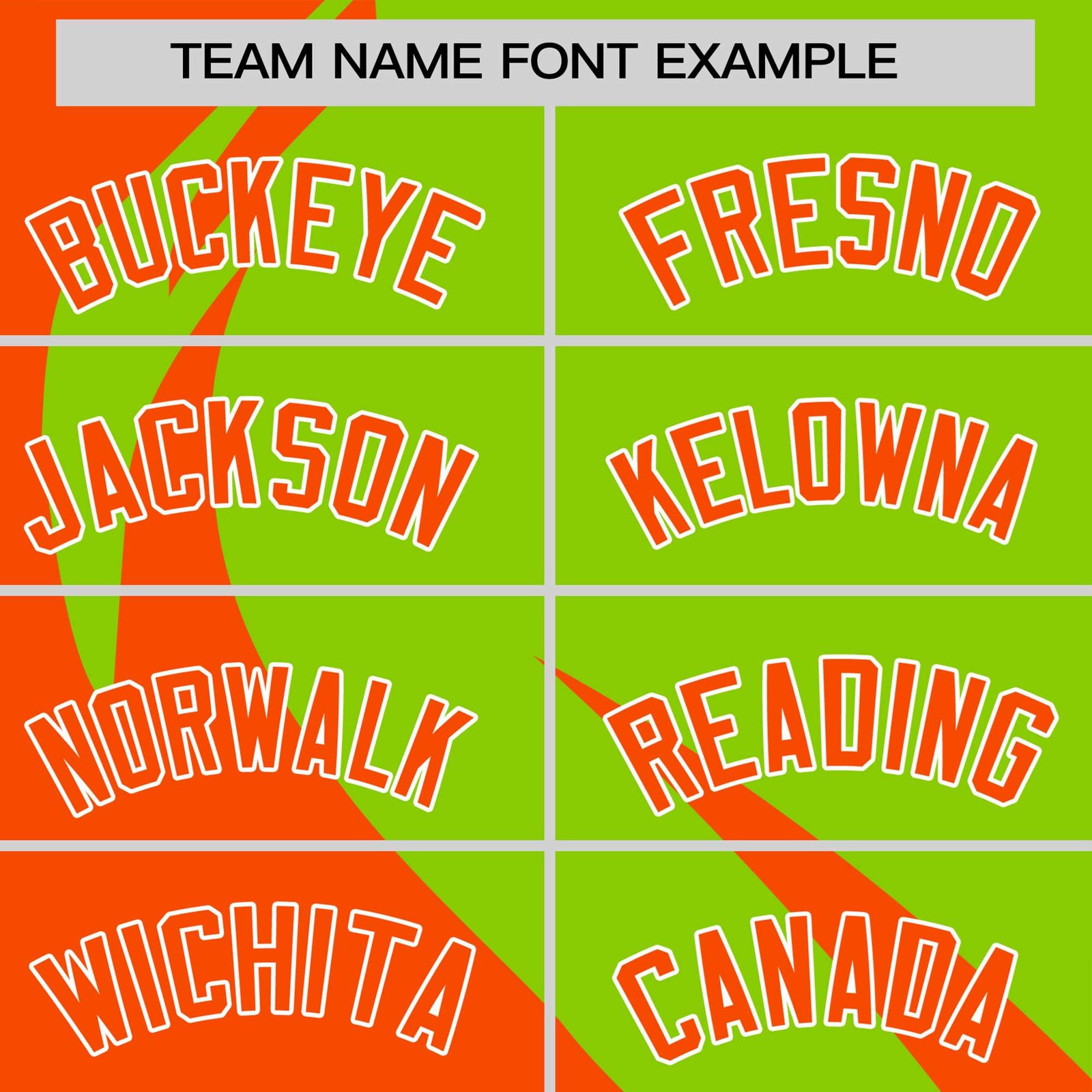 Custom Neon Green-Orange Personalized Slanting Lump Pattern Performance T-Shirt