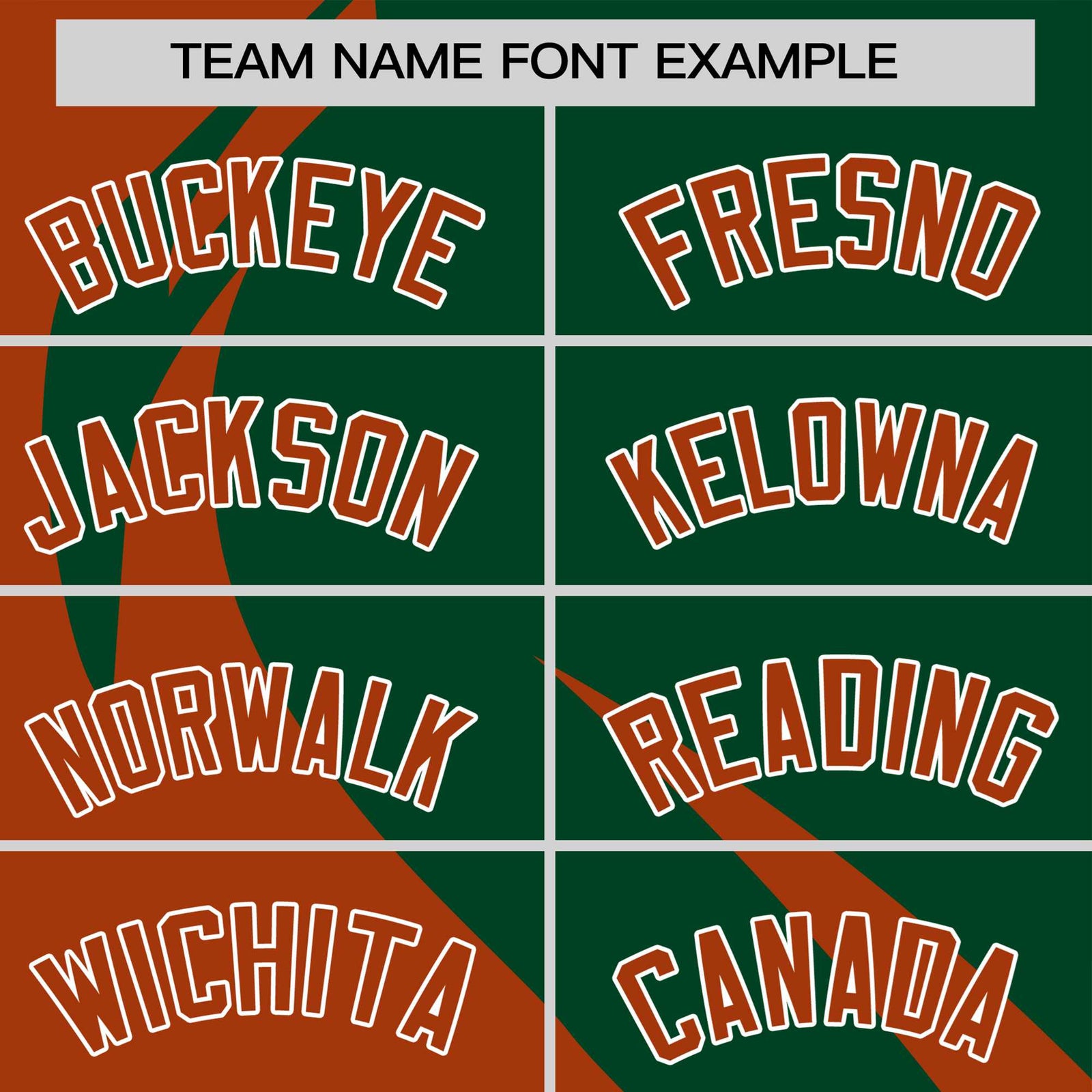 Custom Green-Texas Orange Personalized Slanting Lump Pattern Performance T-Shirt