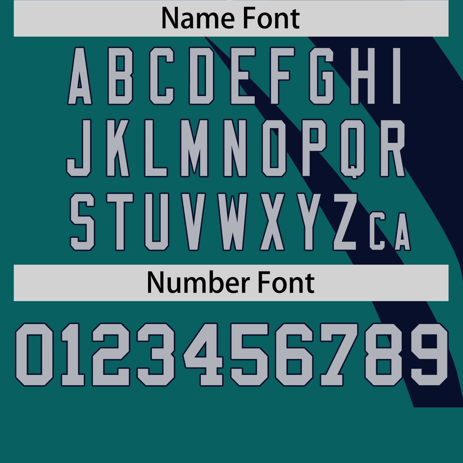 Custom Navy Aqua Personalized Slanting Lump Pattern Performance T-Shirt