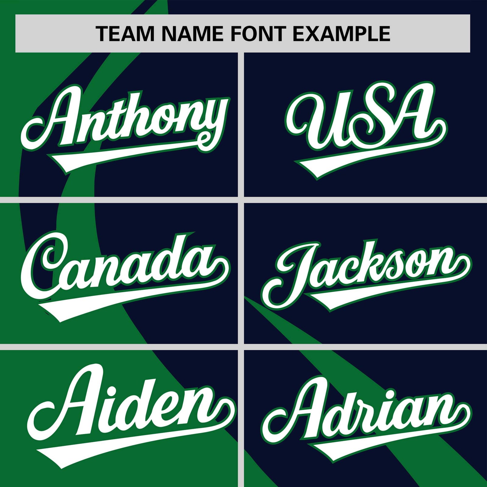 Custom Navy-Kelly Green Personalized Slanting Lump Pattern Performance T-Shirt