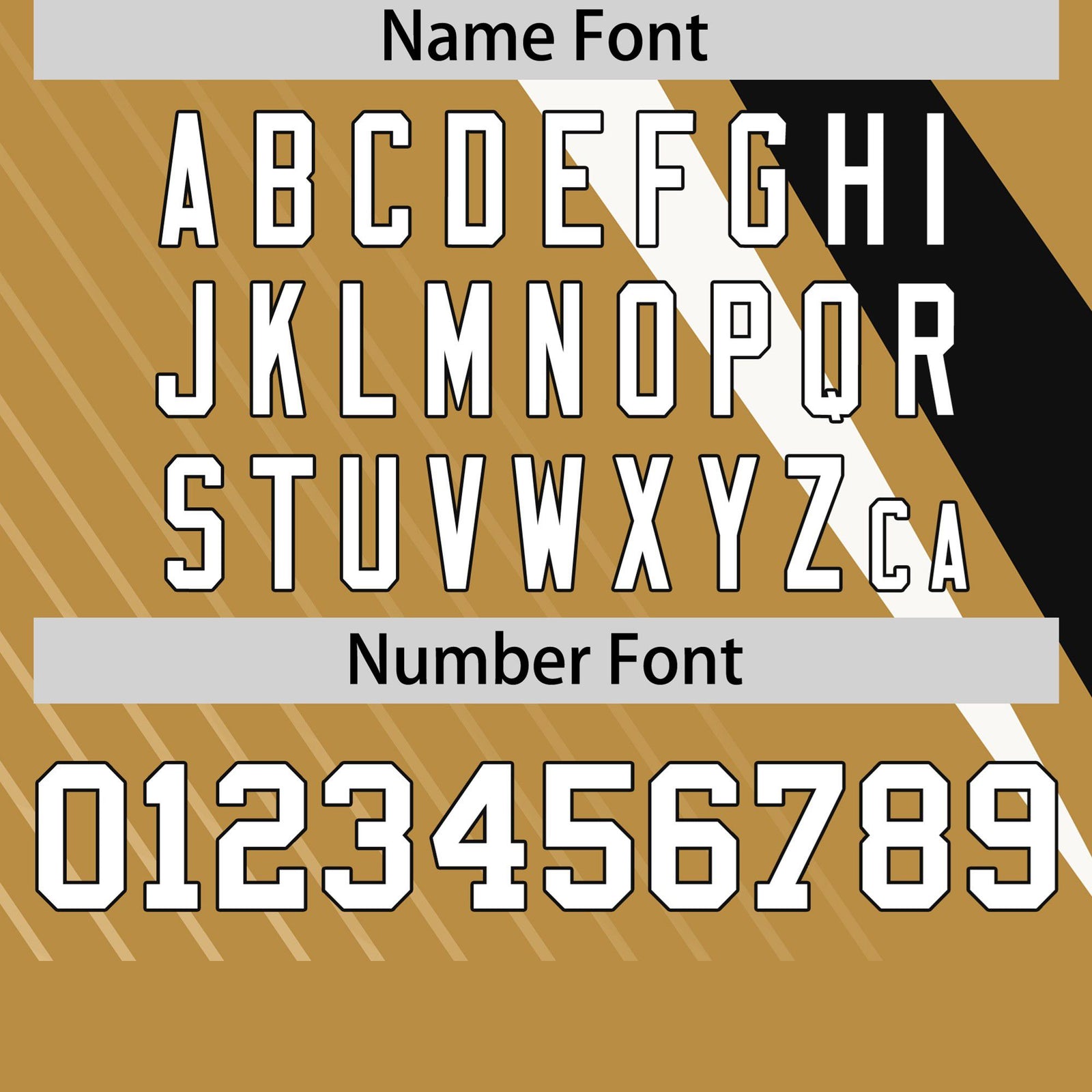 Custom Gold Black-White Personalized Slash Pattern Performance T-Shirt