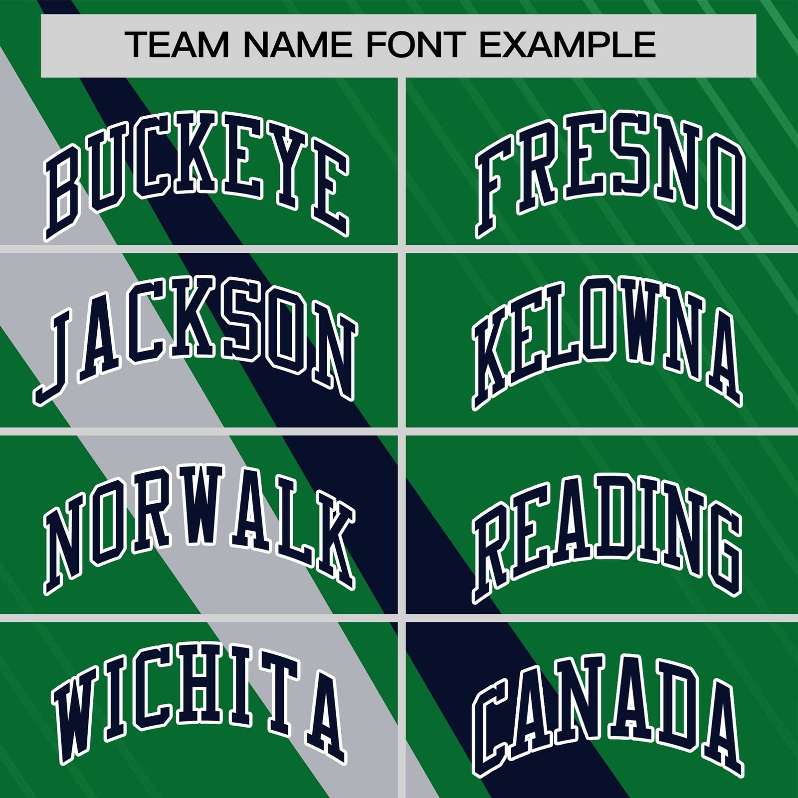 Custom Kelly Green-Royal Blue Gray Personalized Slash Pattern Performance T-Shirt