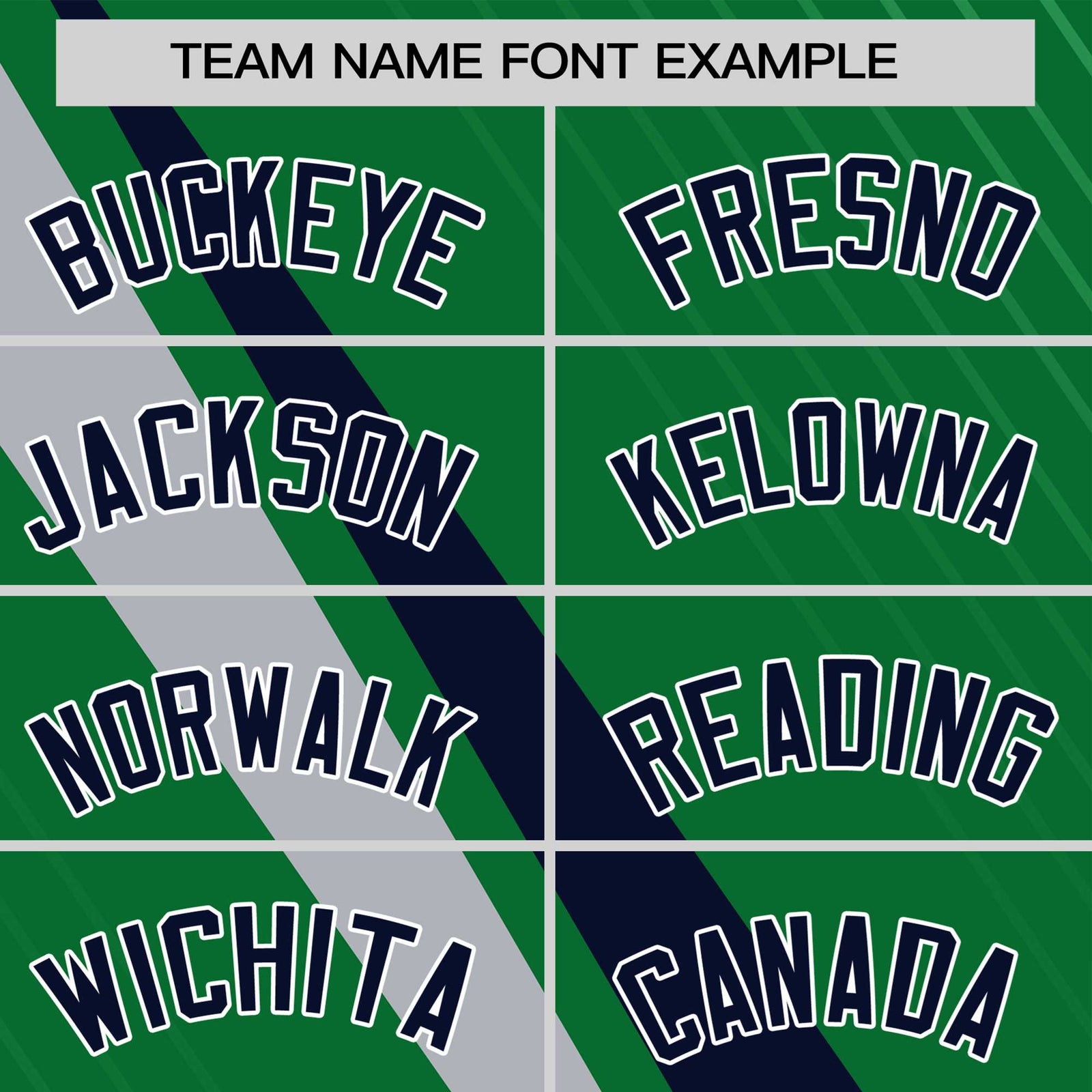 Custom Kelly Green-Royal Blue Gray Personalized Slash Pattern Performance T-Shirt