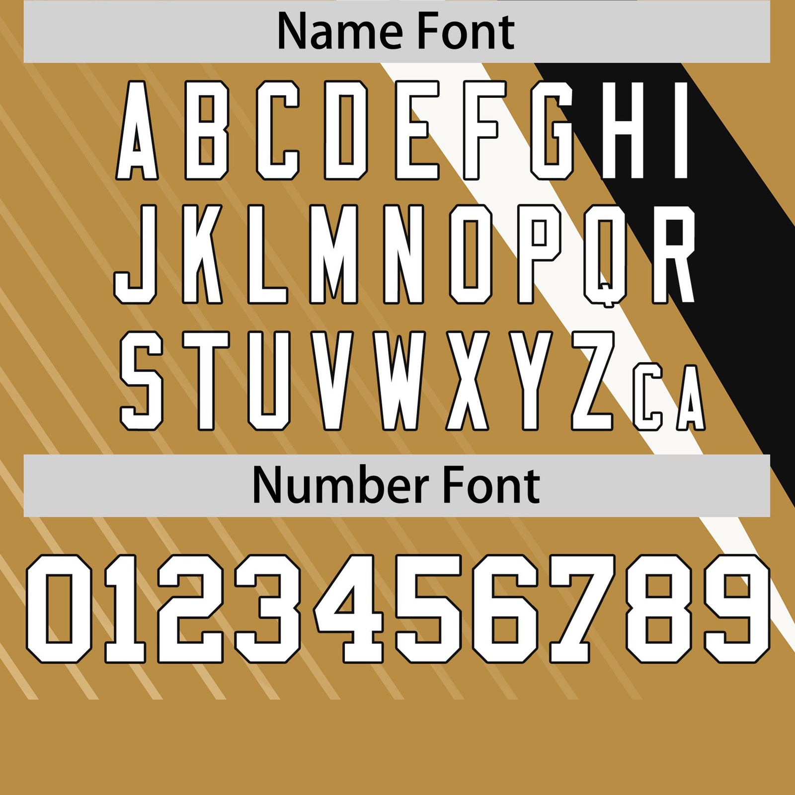 Custom Gold Black-White Personalized Slash Pattern Performance T-Shirt